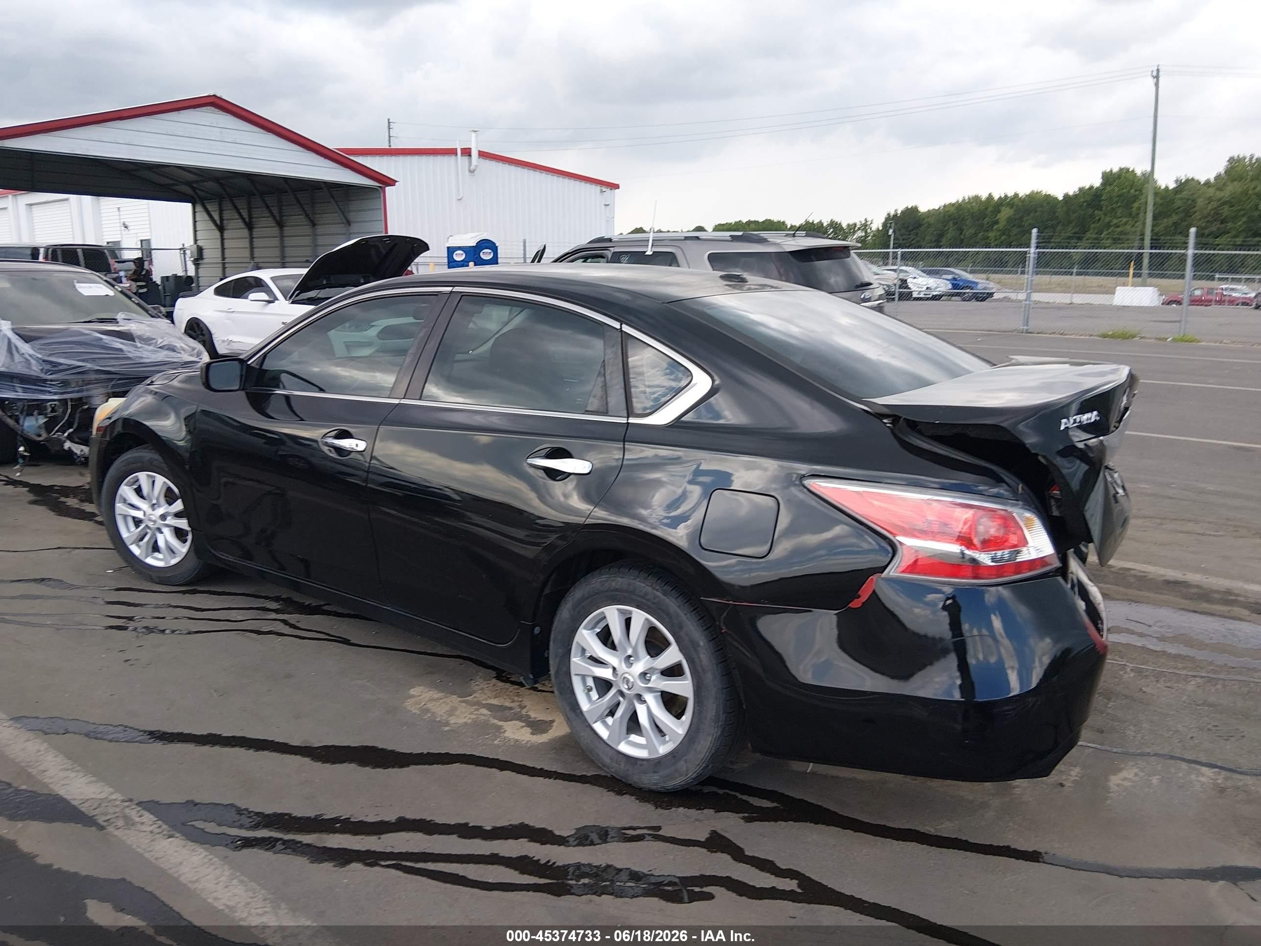 2014 Nissan Altima 2.5 S Black vin: 1N4AL3AP8EC284045