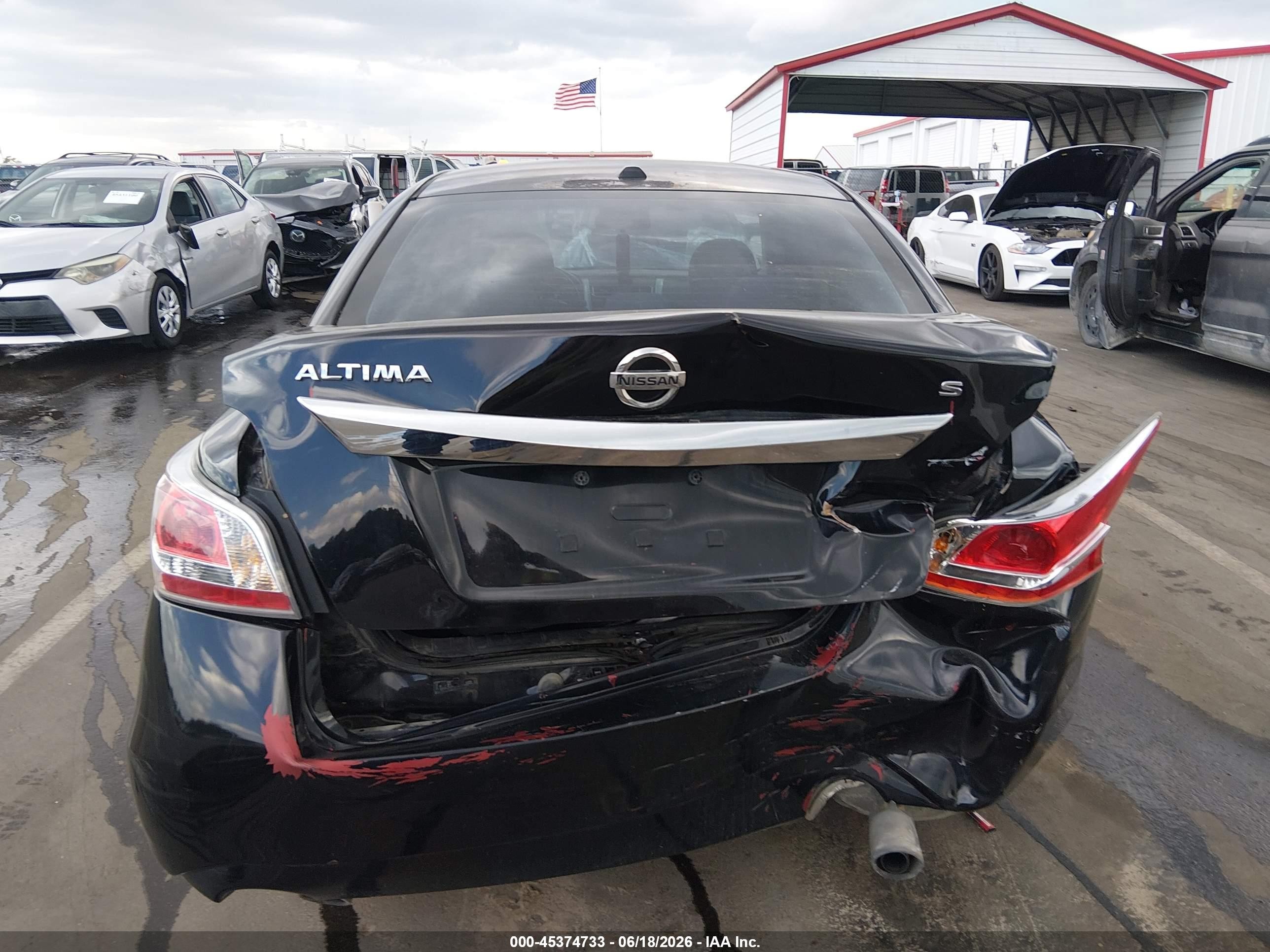 2014 Nissan Altima 2.5 S Black vin: 1N4AL3AP8EC284045