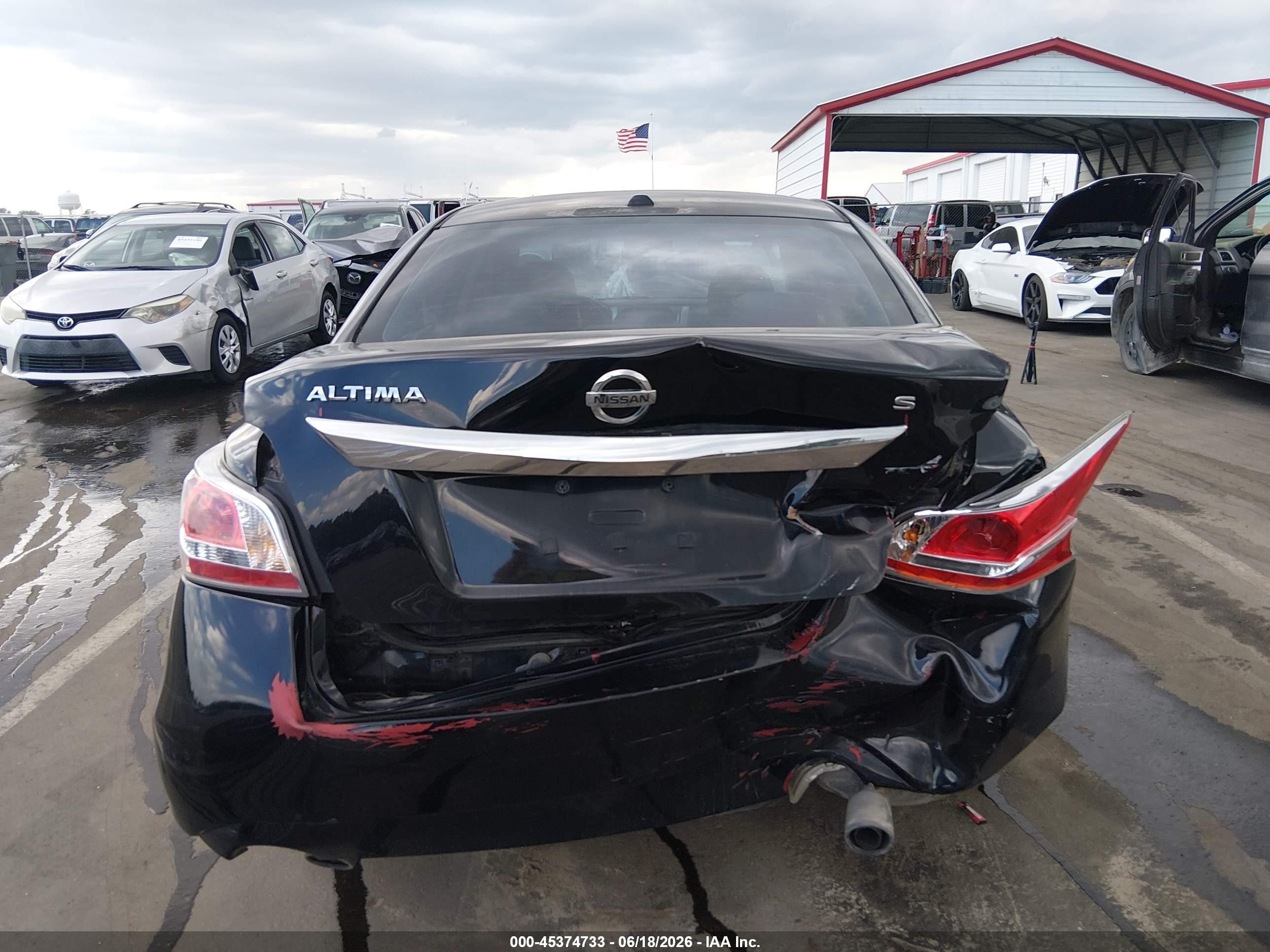 2014 Nissan Altima 2.5 S Black vin: 1N4AL3AP8EC284045