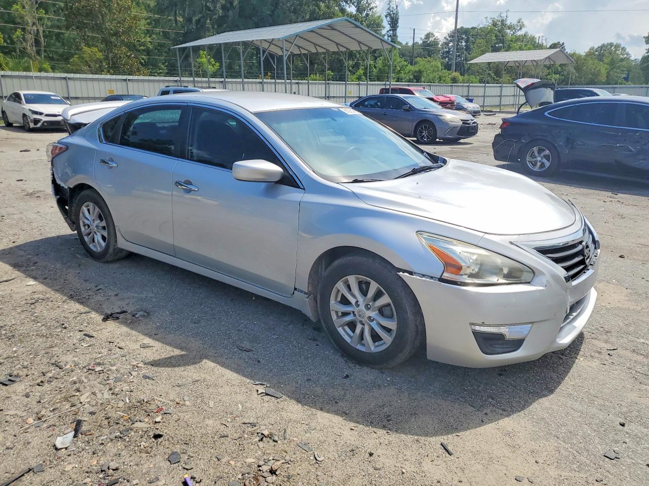 2014 Nissan Altima 2.5 S Silver vin: 1N4AL3AP8EC285602