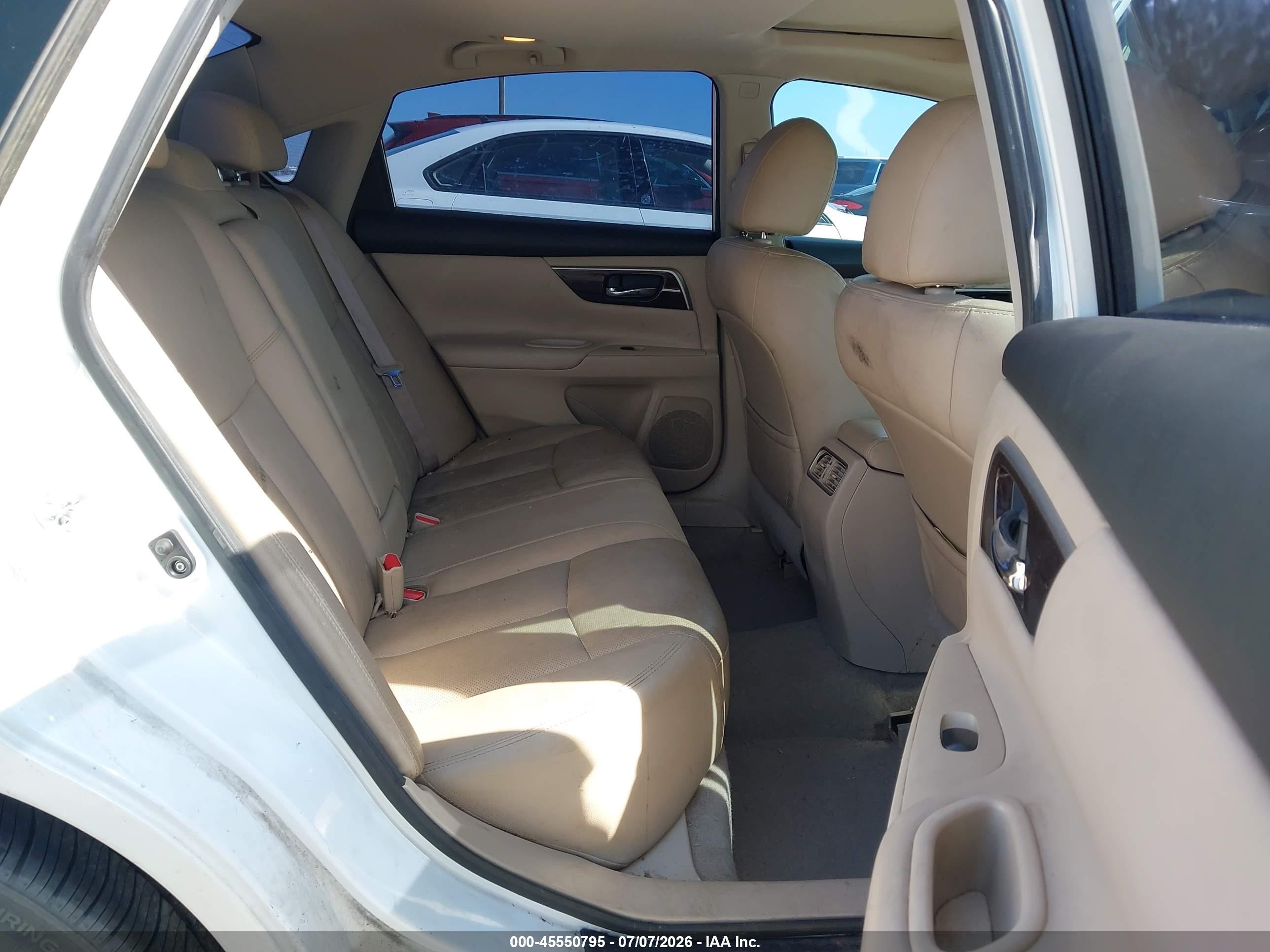 2014 Nissan Altima 2.5 Sl White vin: 1N4AL3AP8EC292436