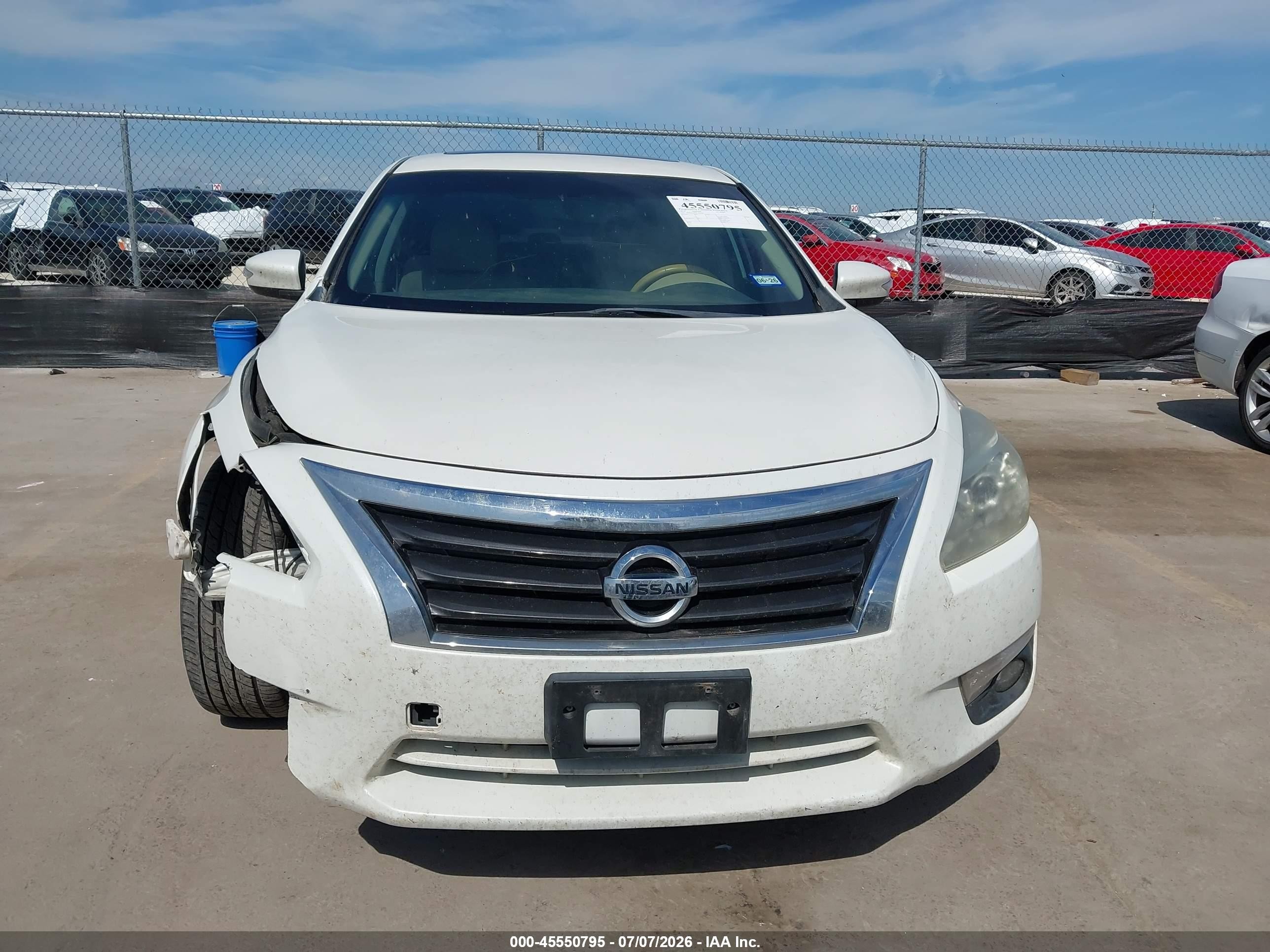 2014 Nissan Altima 2.5 Sl White vin: 1N4AL3AP8EC292436