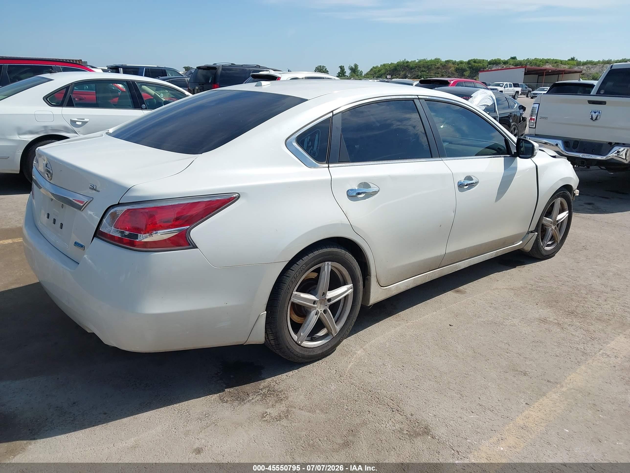 2014 Nissan Altima 2.5 Sl White vin: 1N4AL3AP8EC292436