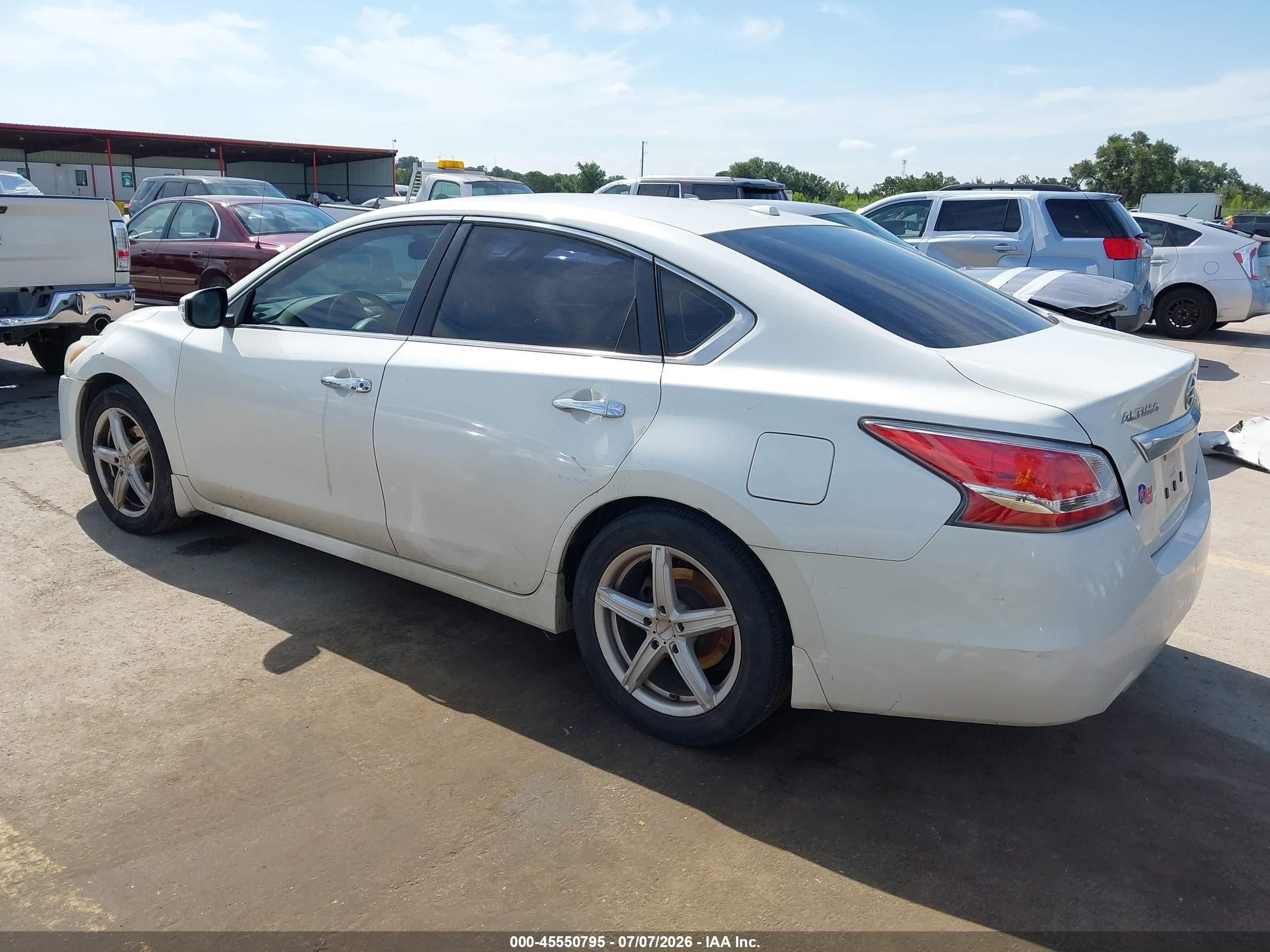 2014 Nissan Altima 2.5 Sl White vin: 1N4AL3AP8EC292436