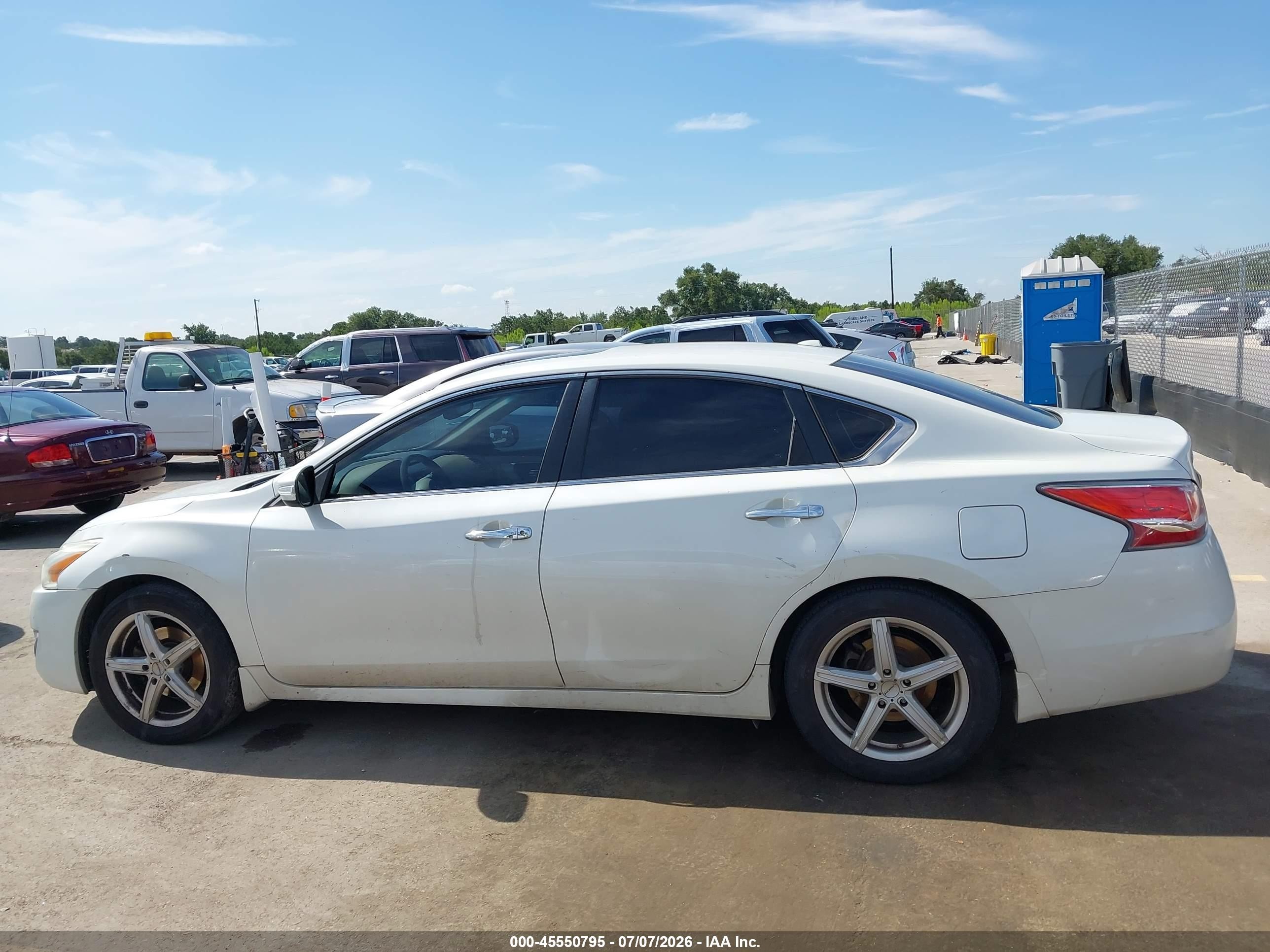 2014 Nissan Altima 2.5 Sl White vin: 1N4AL3AP8EC292436
