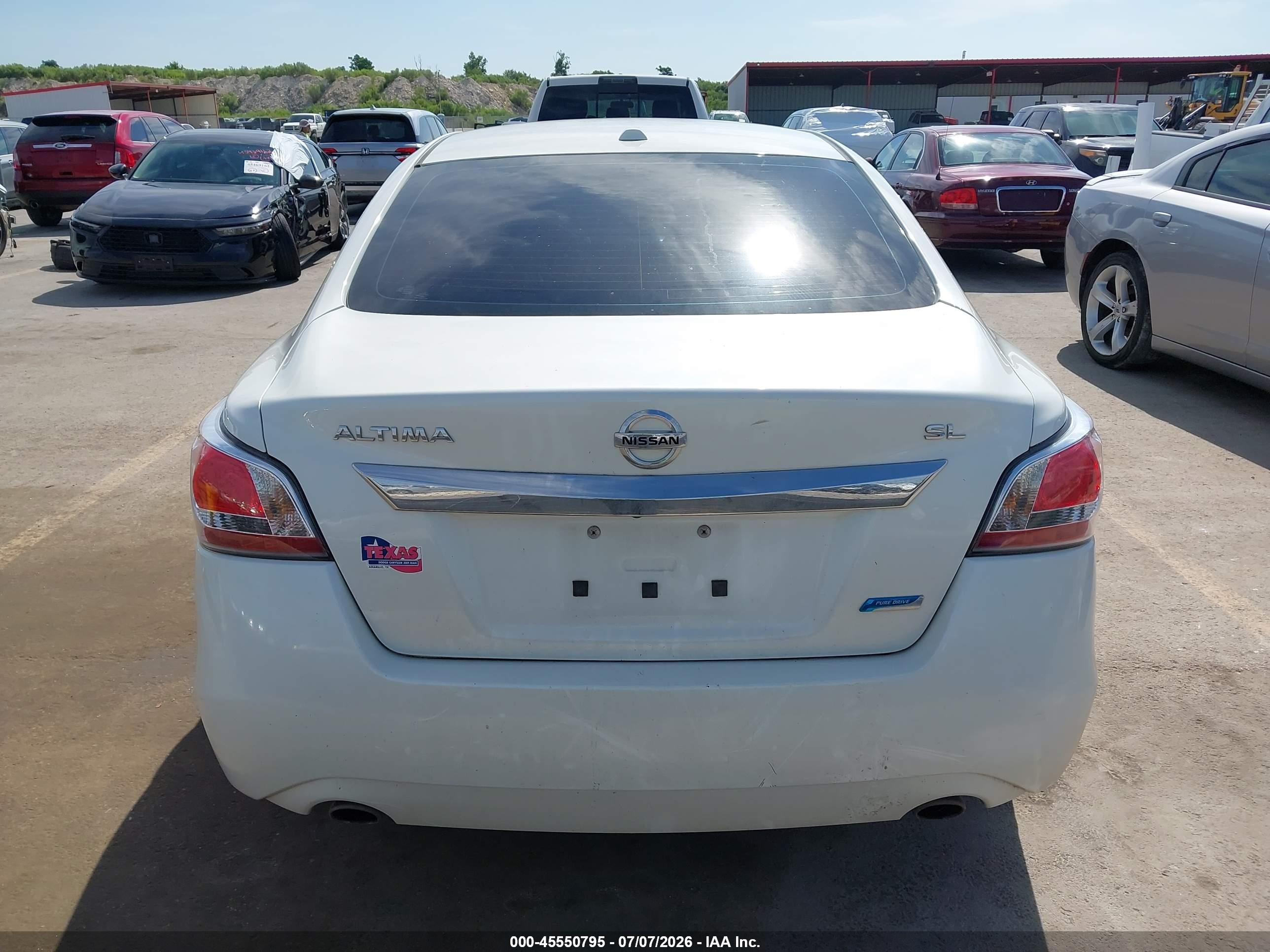 2014 Nissan Altima 2.5 Sl White vin: 1N4AL3AP8EC292436