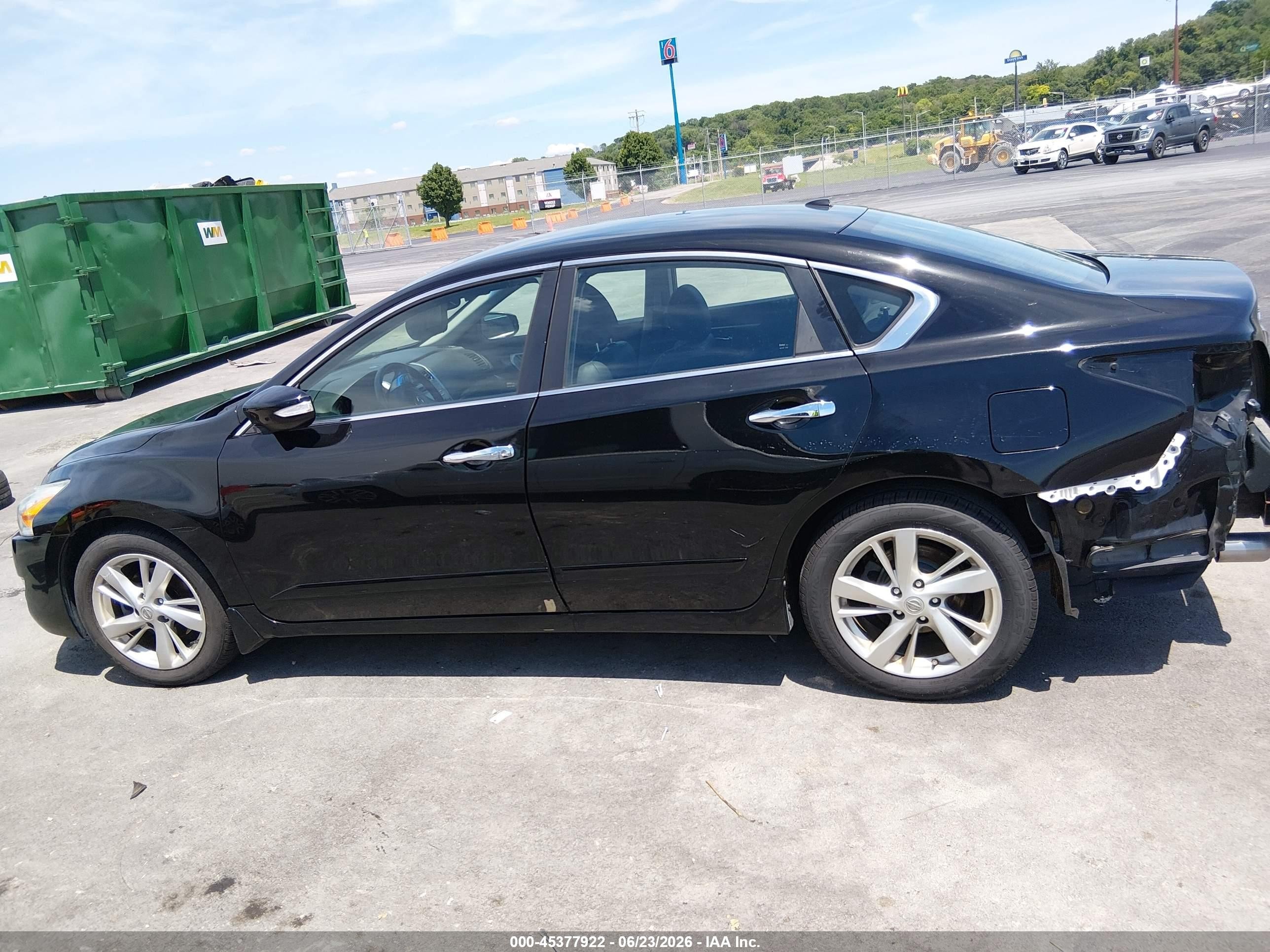 2014 Nissan Altima 2.5 Sl Black vin: 1N4AL3AP8EC293425