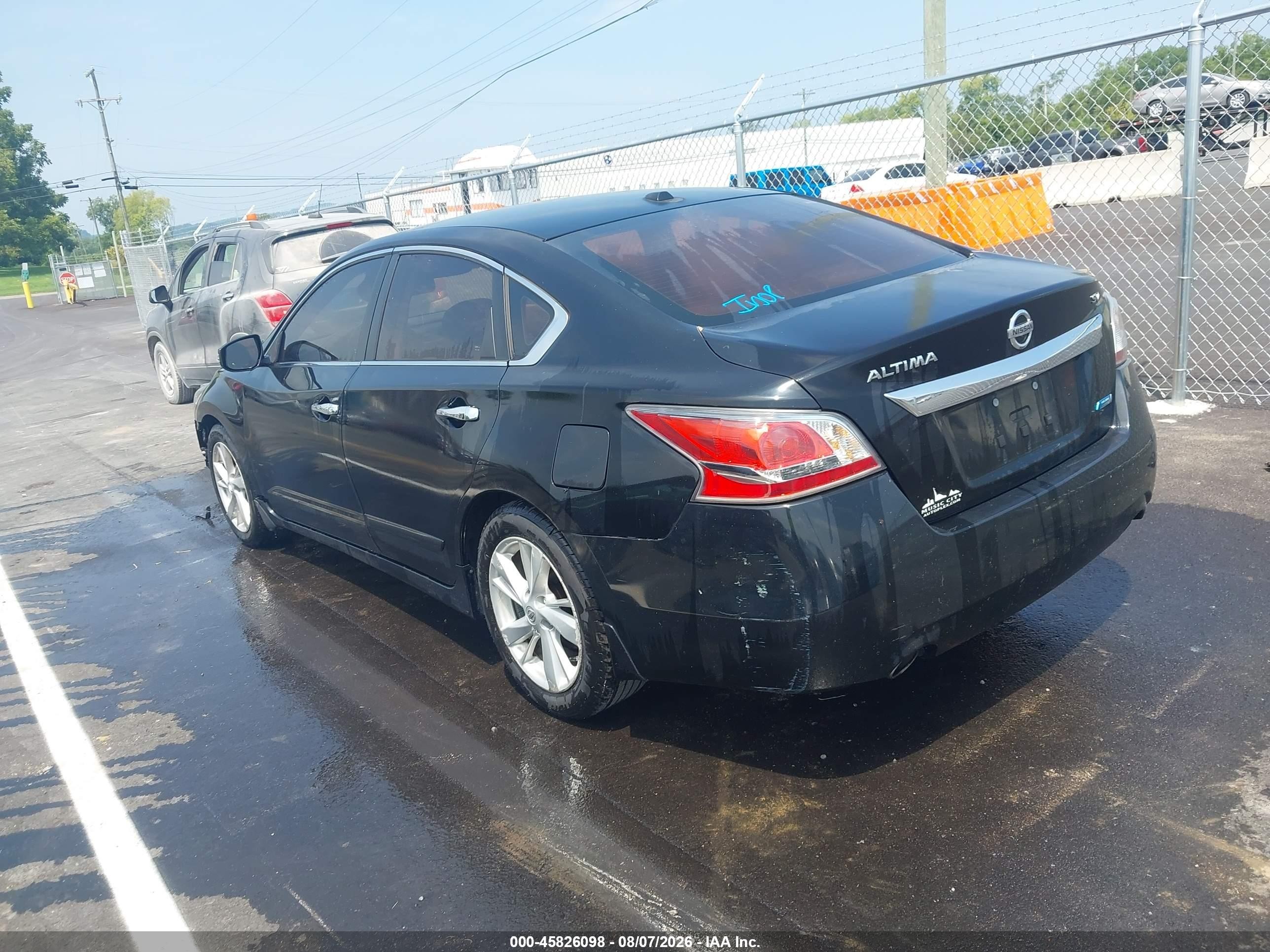 2014 Nissan Altima 2.5 Sv Black vin: 1N4AL3AP8EC298186