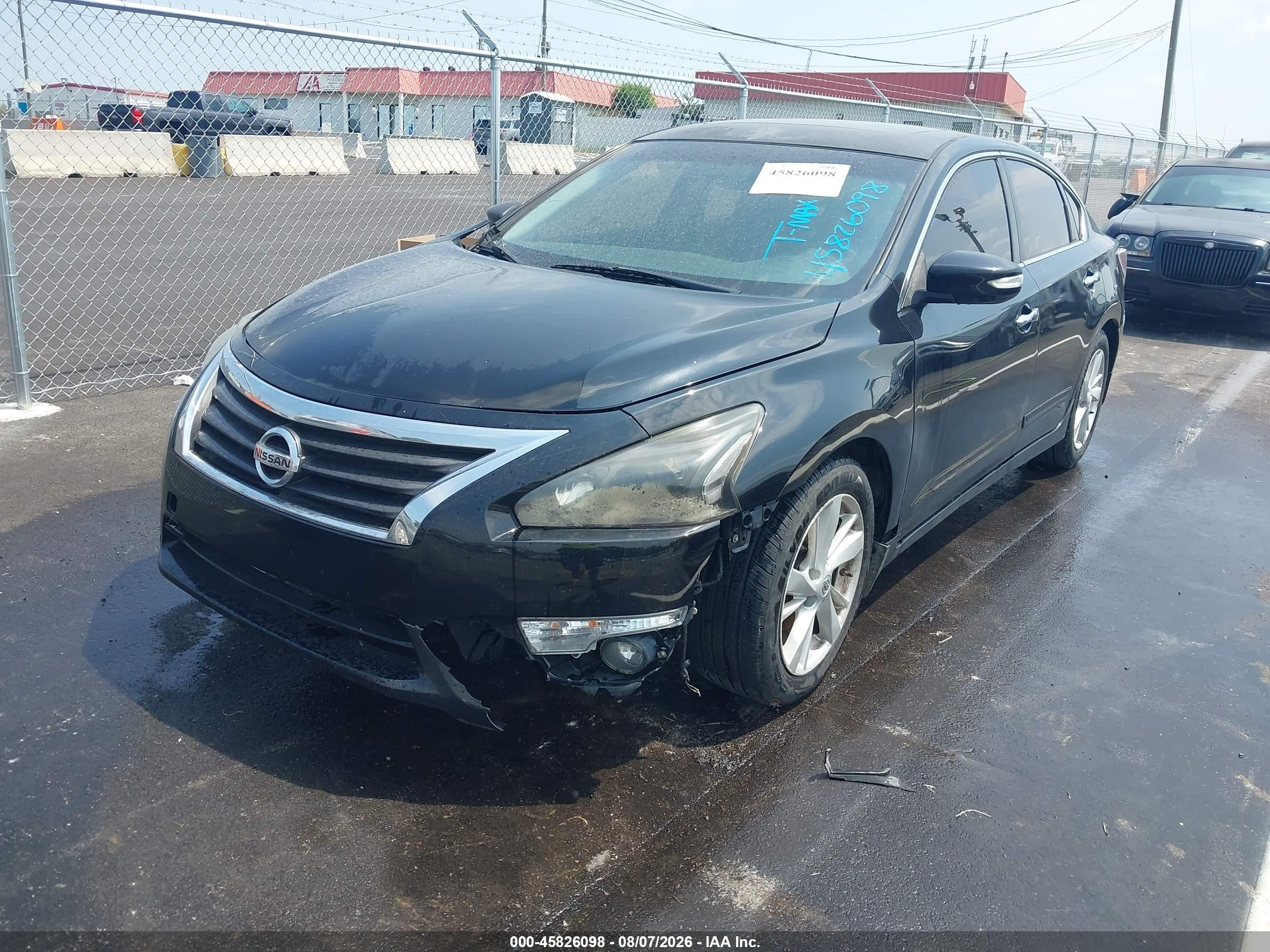 2014 Nissan Altima 2.5 Sv Black vin: 1N4AL3AP8EC298186