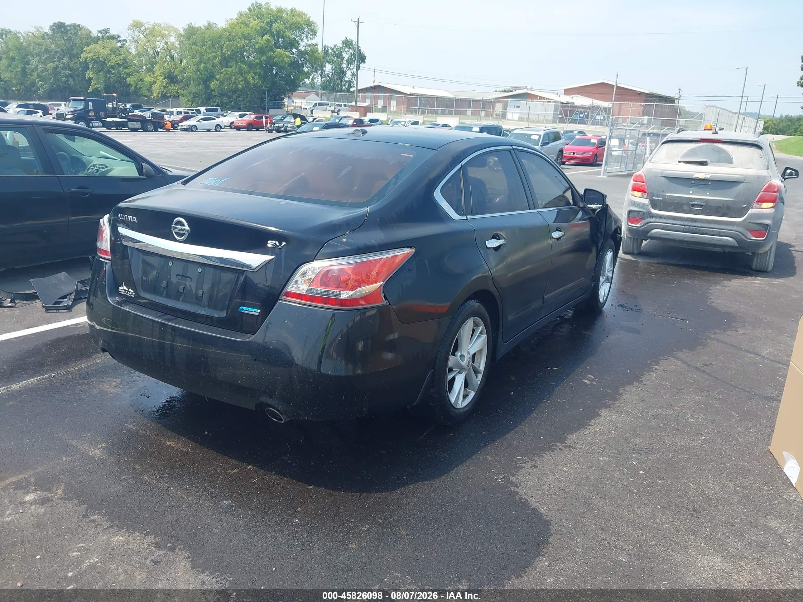 2014 Nissan Altima 2.5 Sv Black vin: 1N4AL3AP8EC298186