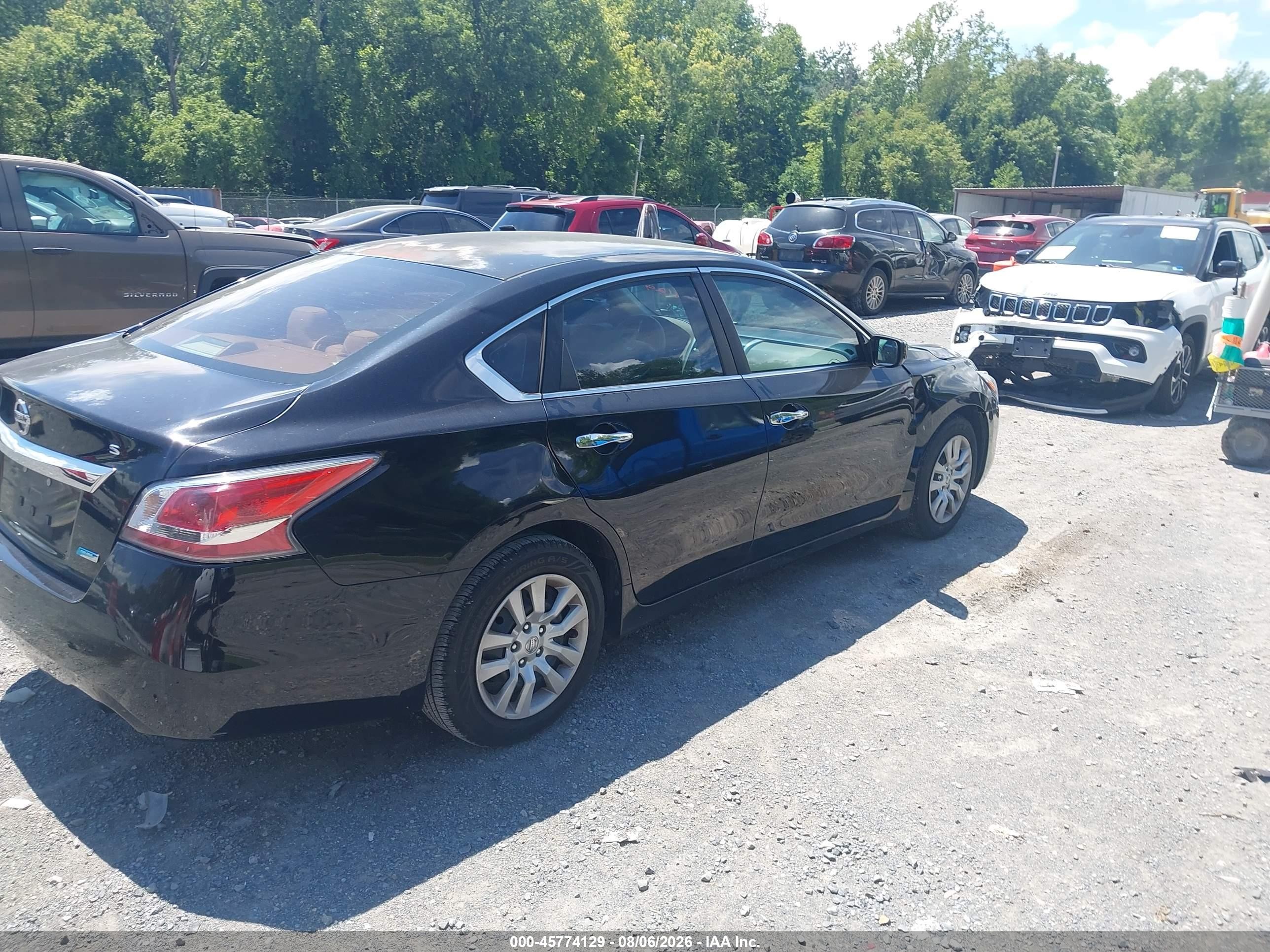 2014 Nissan Altima 2.5 S Black vin: 1N4AL3AP8EC315973