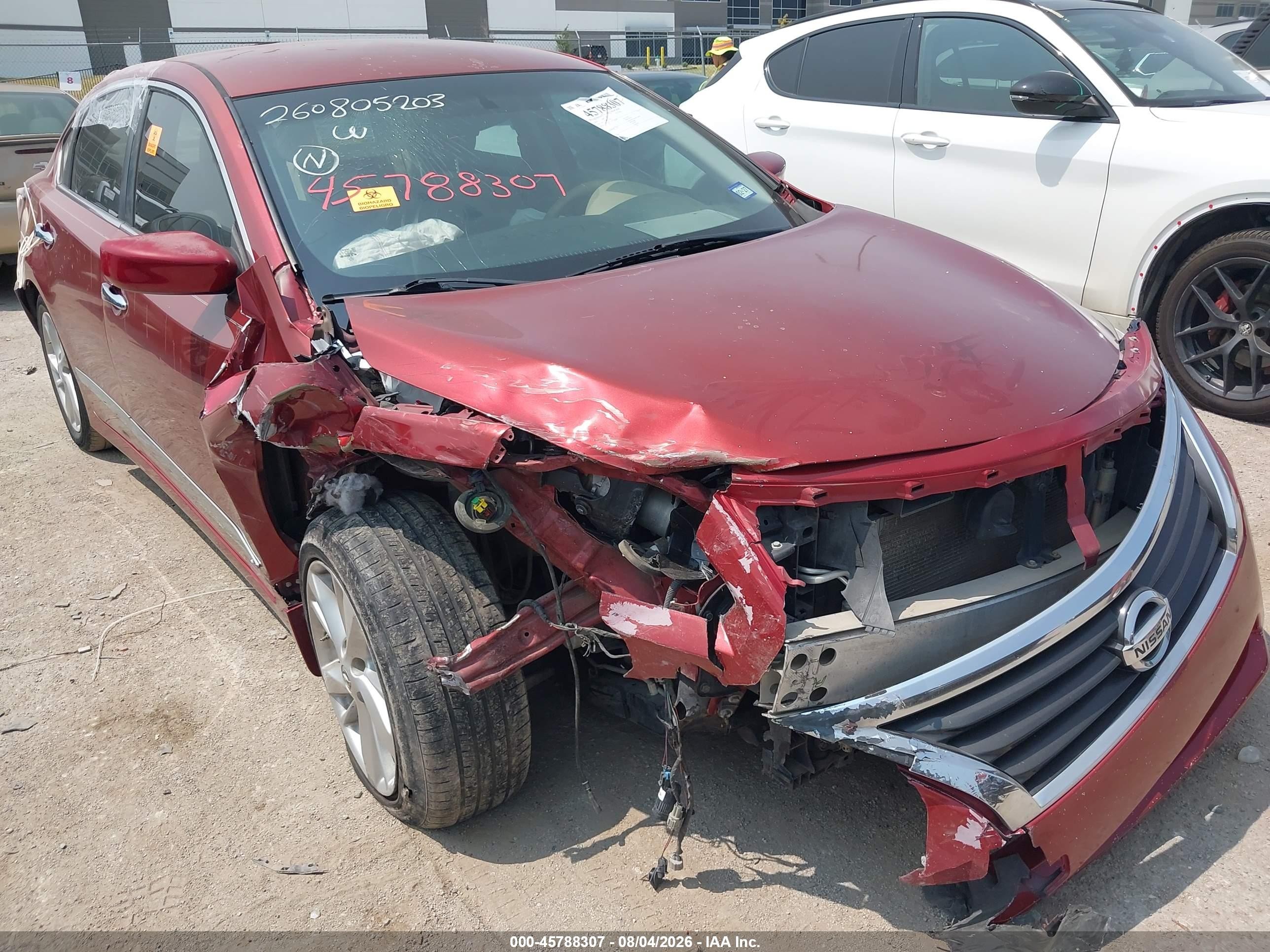 2014 Nissan Altima 2.5 Sv Burgundy vin: 1N4AL3AP8EC317254