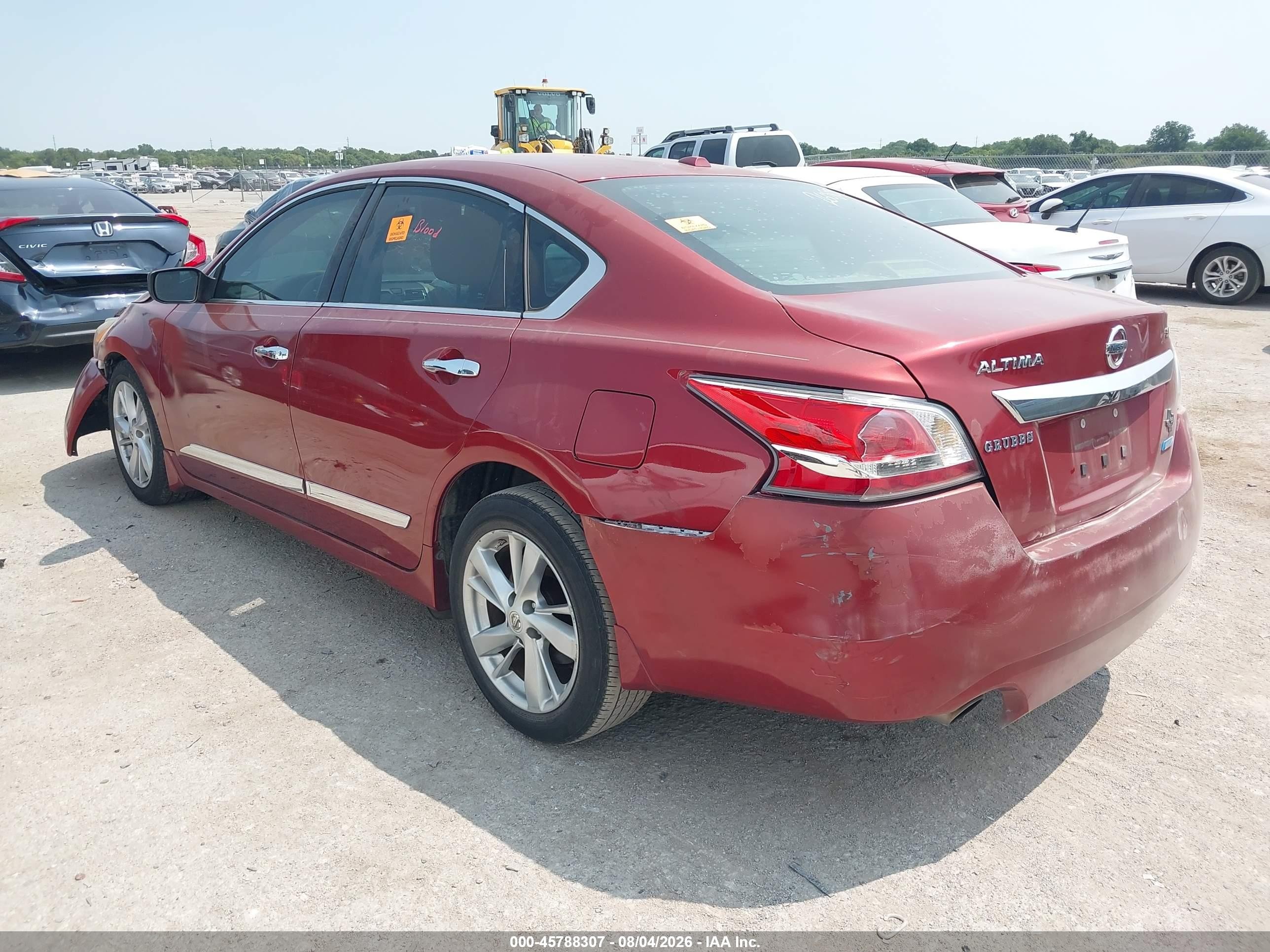 2014 Nissan Altima 2.5 Sv Burgundy vin: 1N4AL3AP8EC317254