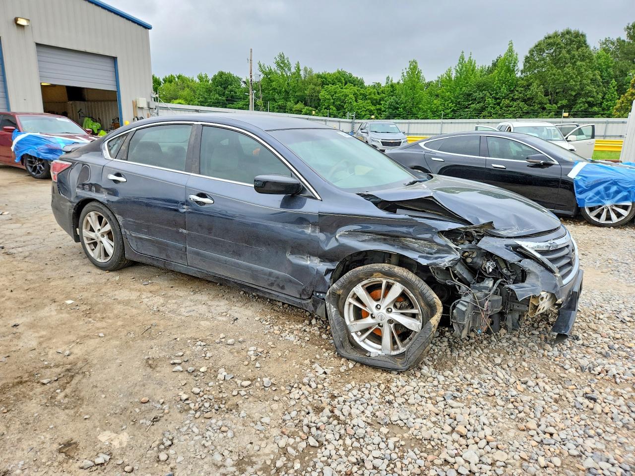 2014 Nissan Altima 2.5 Sv Blue vin: 1N4AL3AP8EC328027