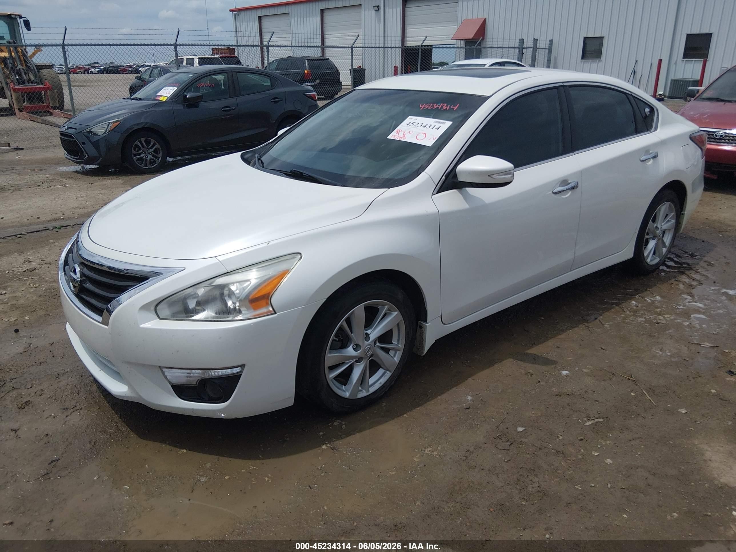 2014 Nissan Altima 2.5 Sl White vin: 1N4AL3AP8EC409285
