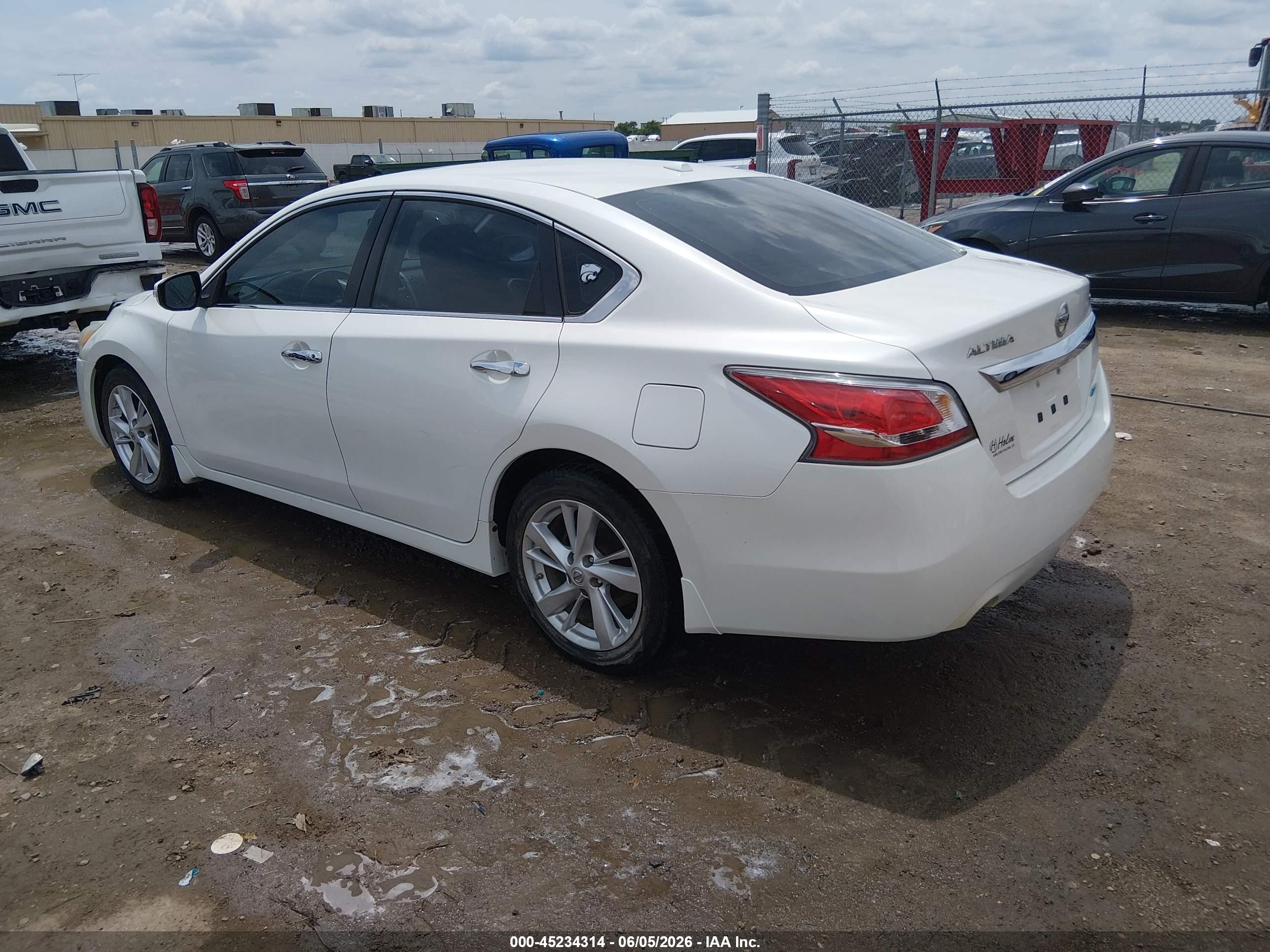 2014 Nissan Altima 2.5 Sl White vin: 1N4AL3AP8EC409285