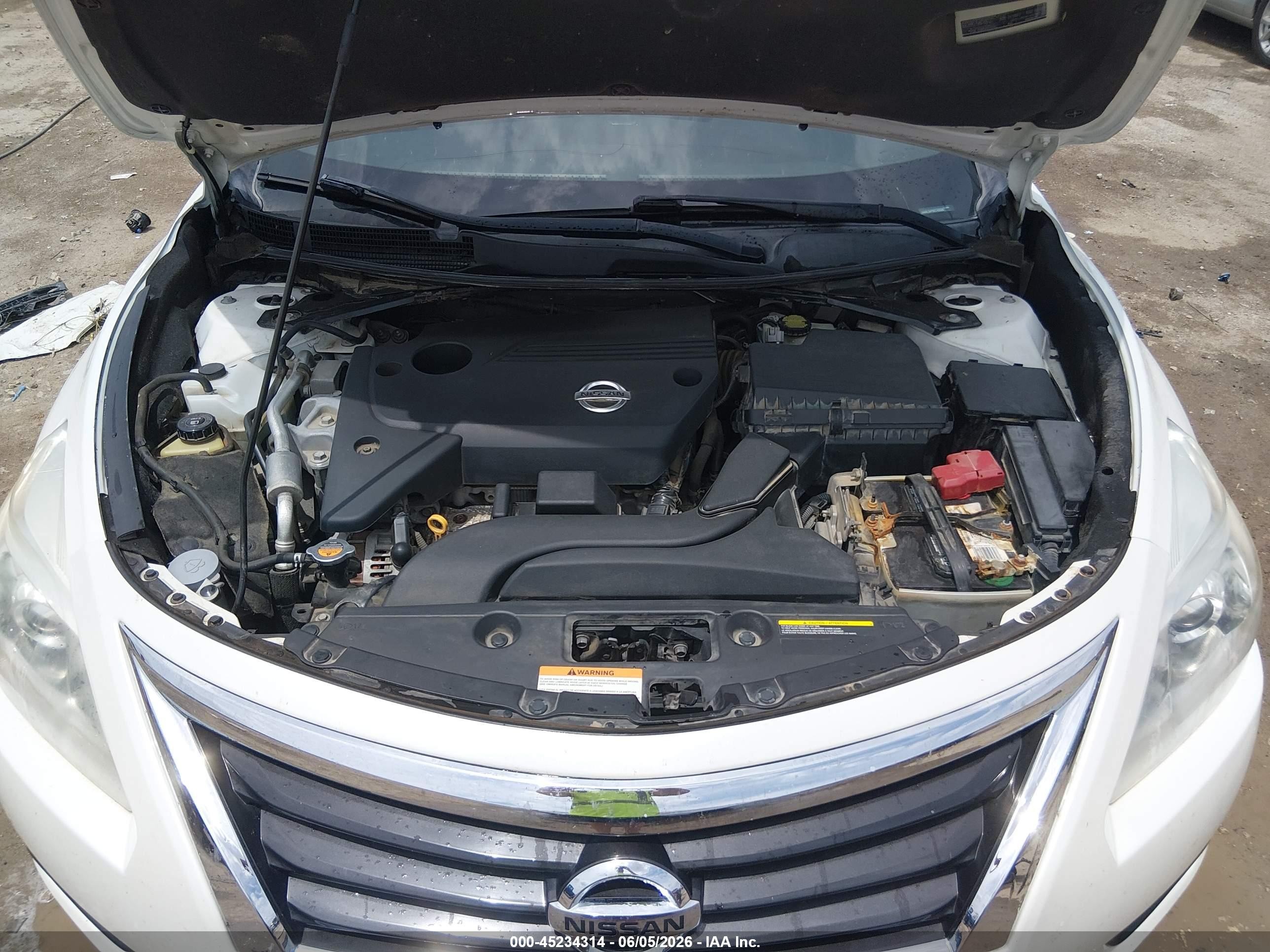 2014 Nissan Altima 2.5 Sl White vin: 1N4AL3AP8EC409285