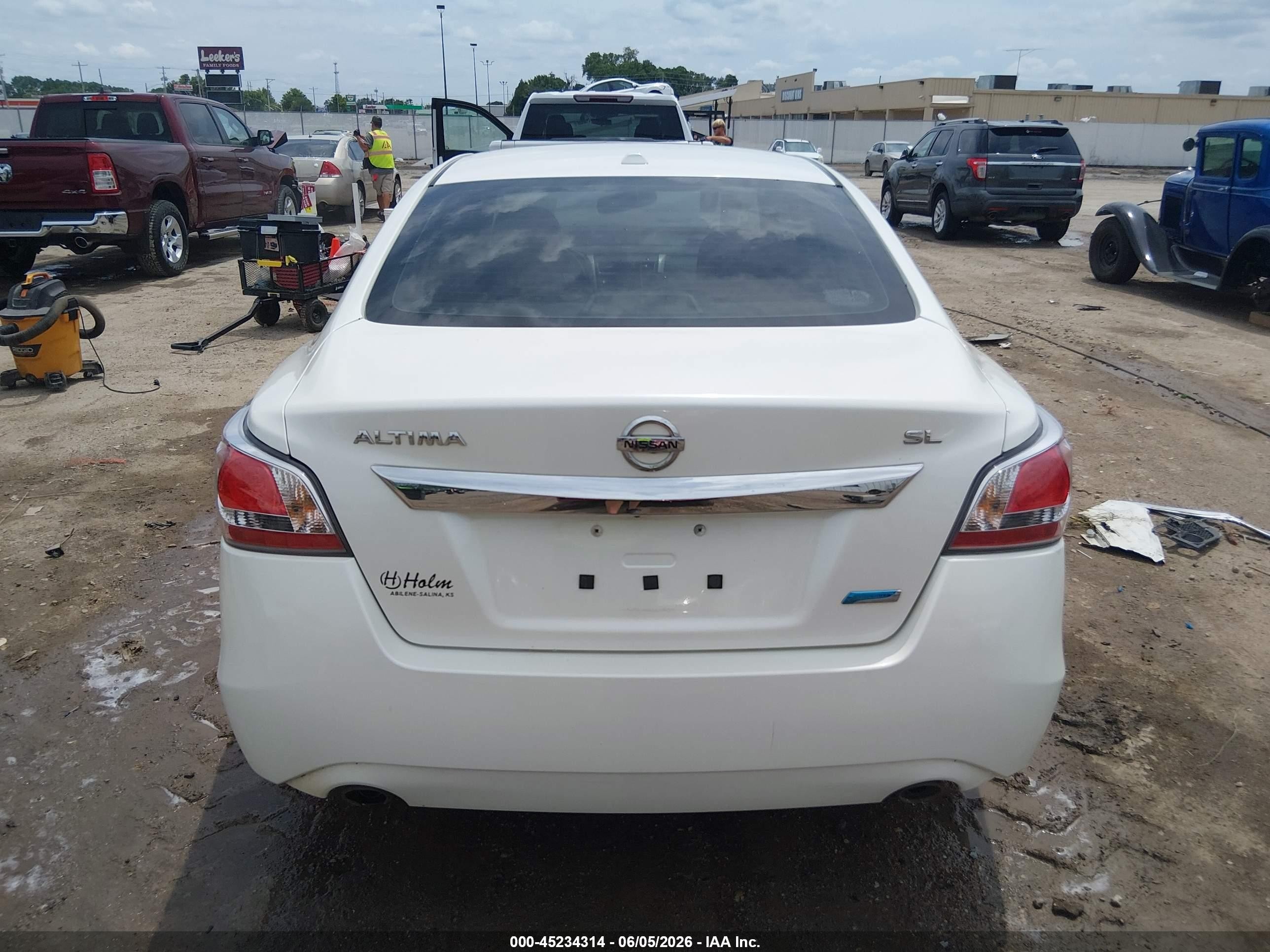 2014 Nissan Altima 2.5 Sl White vin: 1N4AL3AP8EC409285