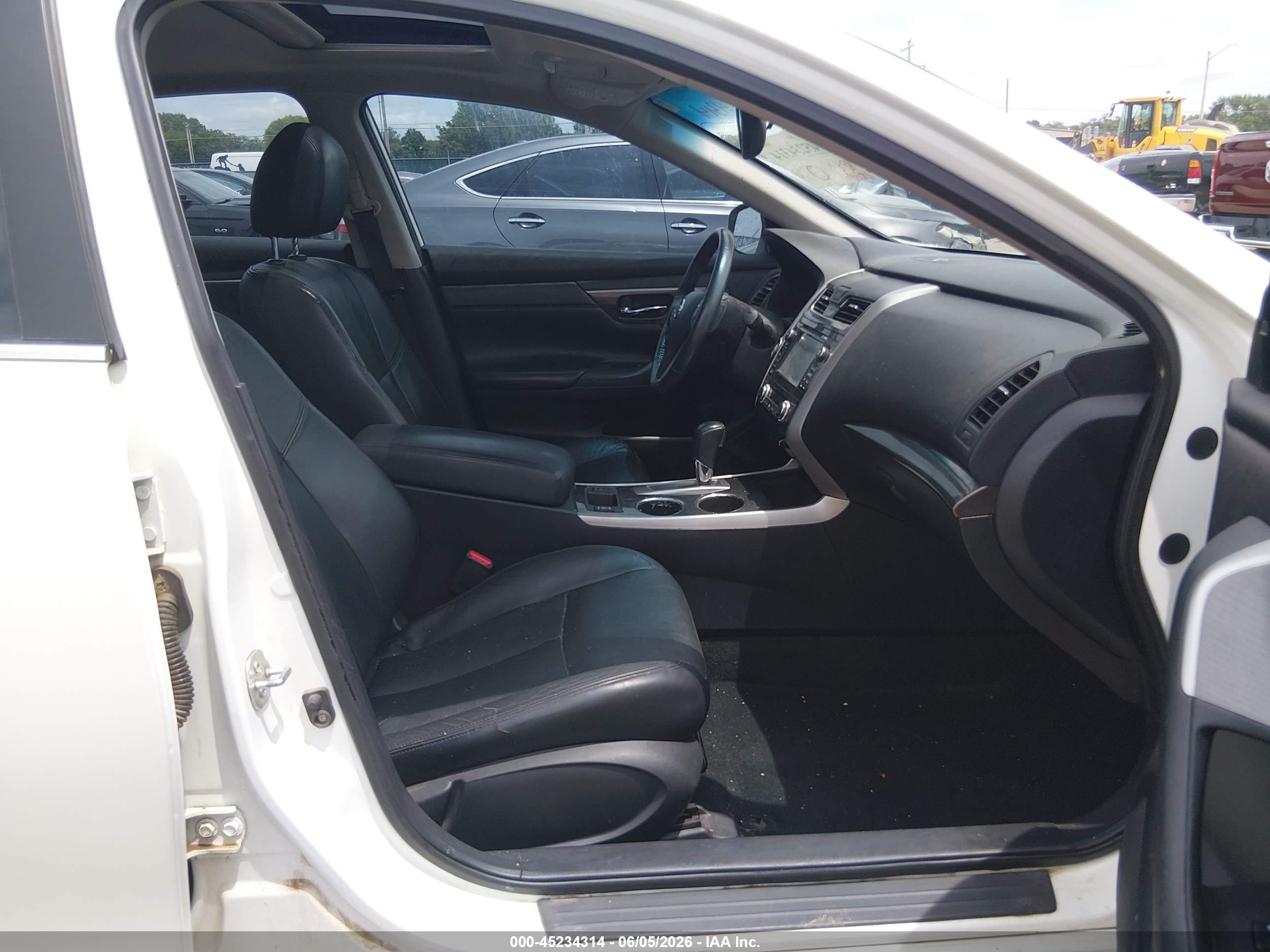 2014 Nissan Altima 2.5 Sl White vin: 1N4AL3AP8EC409285