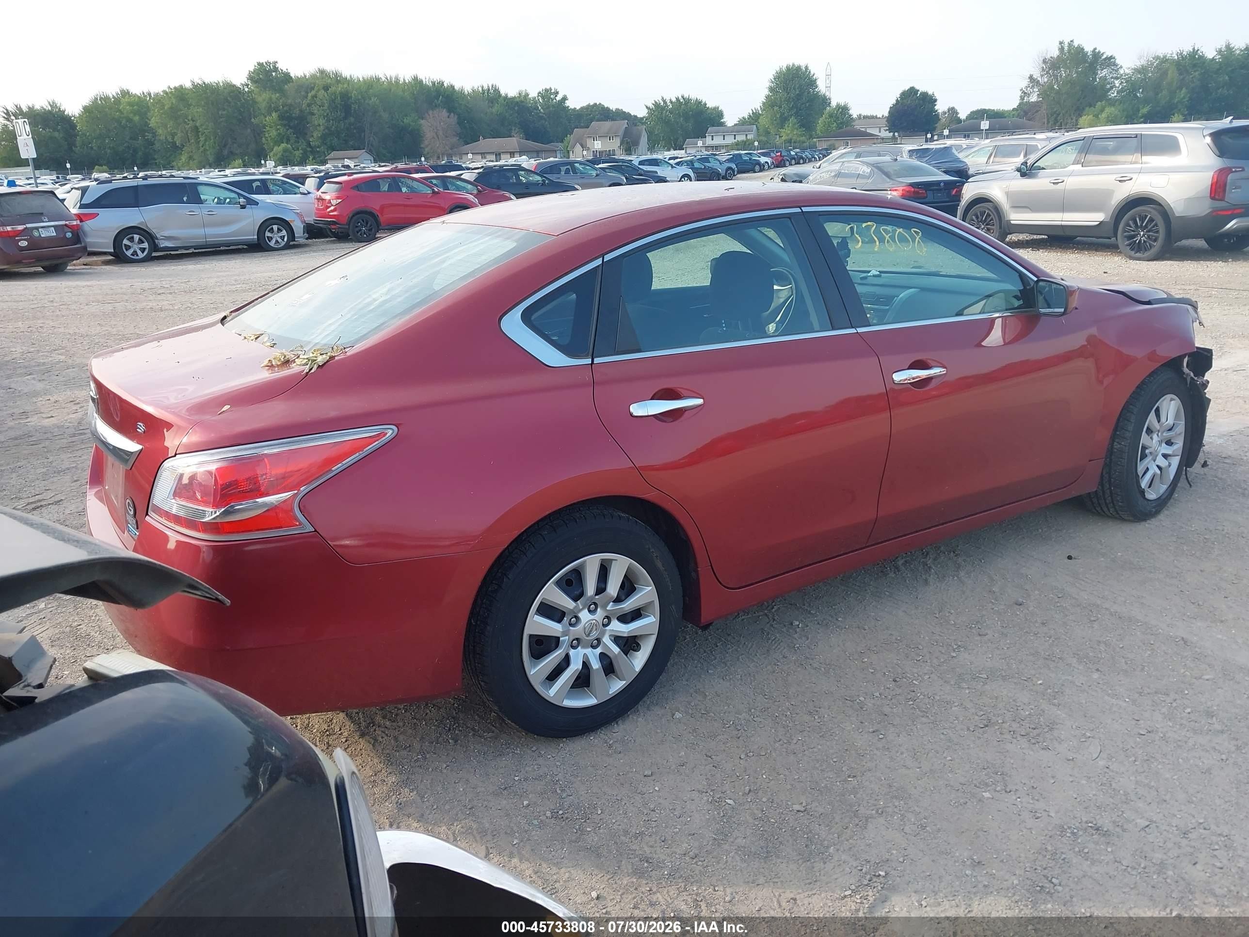 2014 Nissan Altima 2.5/2.5 S/2.5 Sl/2.5 Sv Red vin: 1N4AL3AP8EC421341