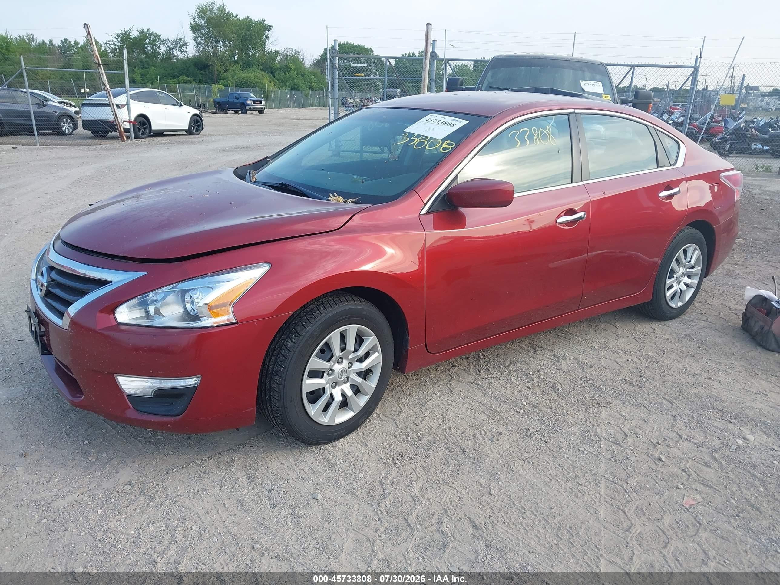 2014 Nissan Altima 2.5/2.5 S/2.5 Sl/2.5 Sv Red vin: 1N4AL3AP8EC421341