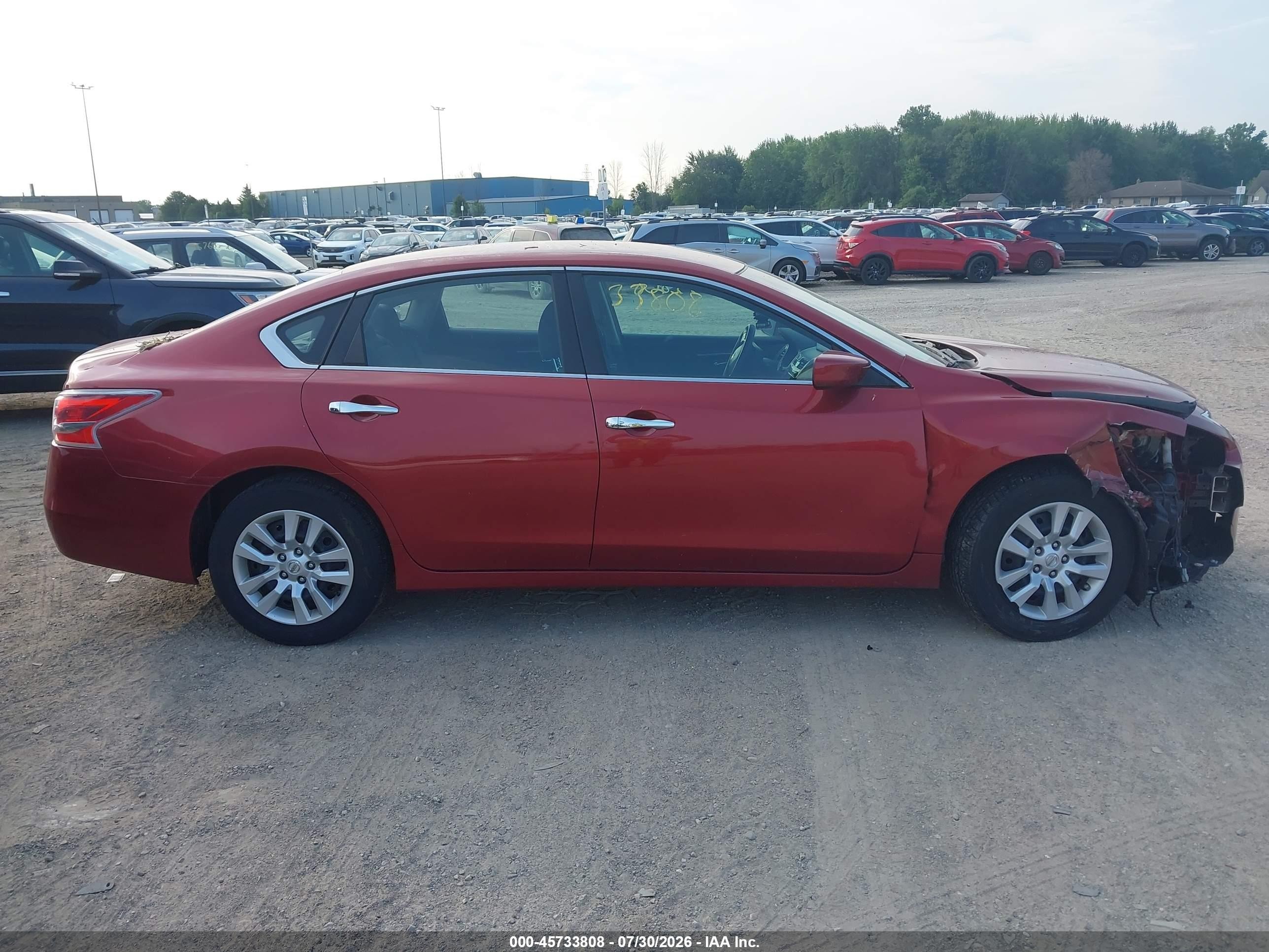 2014 Nissan Altima 2.5/2.5 S/2.5 Sl/2.5 Sv Red vin: 1N4AL3AP8EC421341