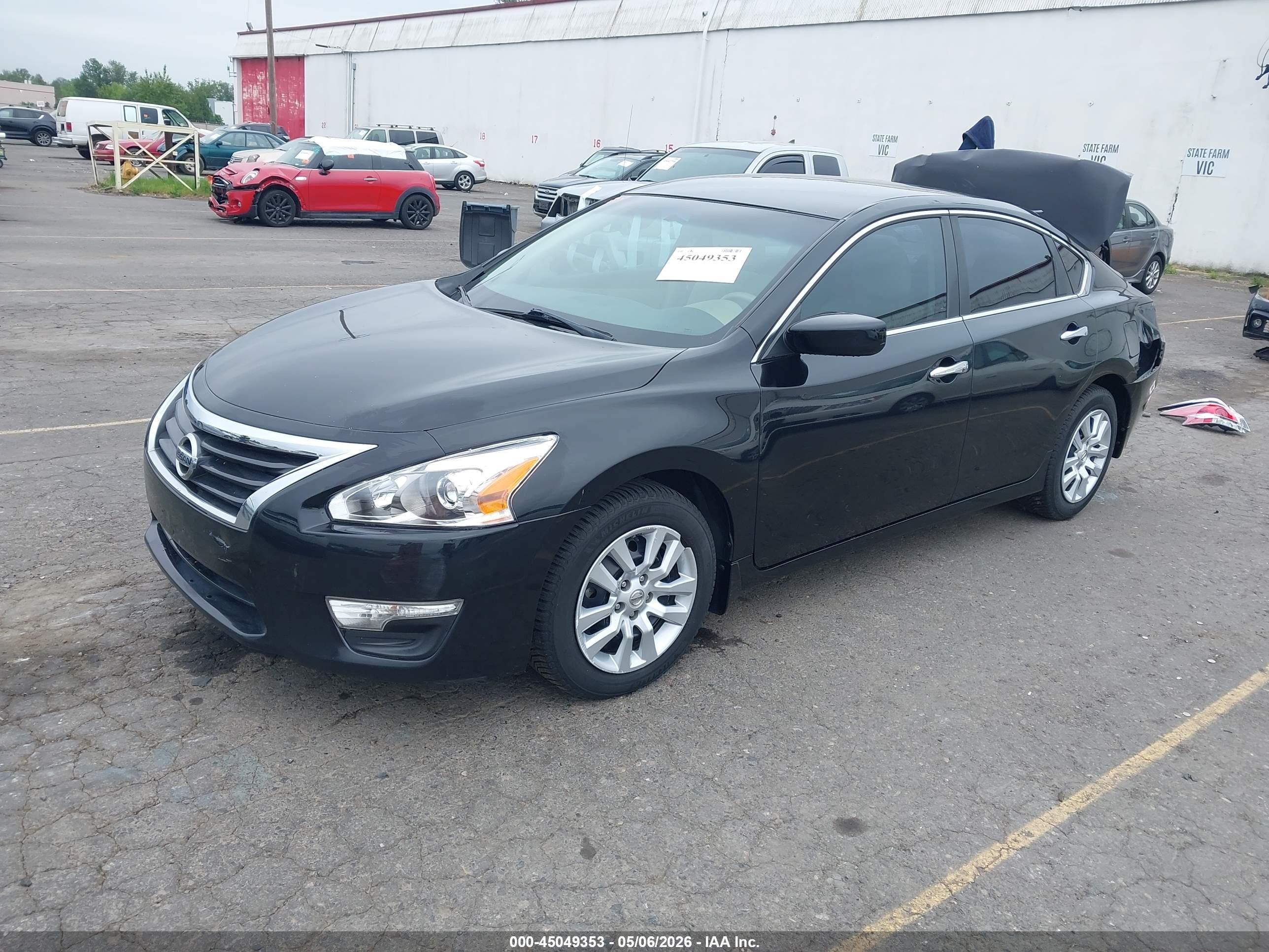 2014 Nissan Altima 2.5 S Black vin: 1N4AL3AP8EN200102