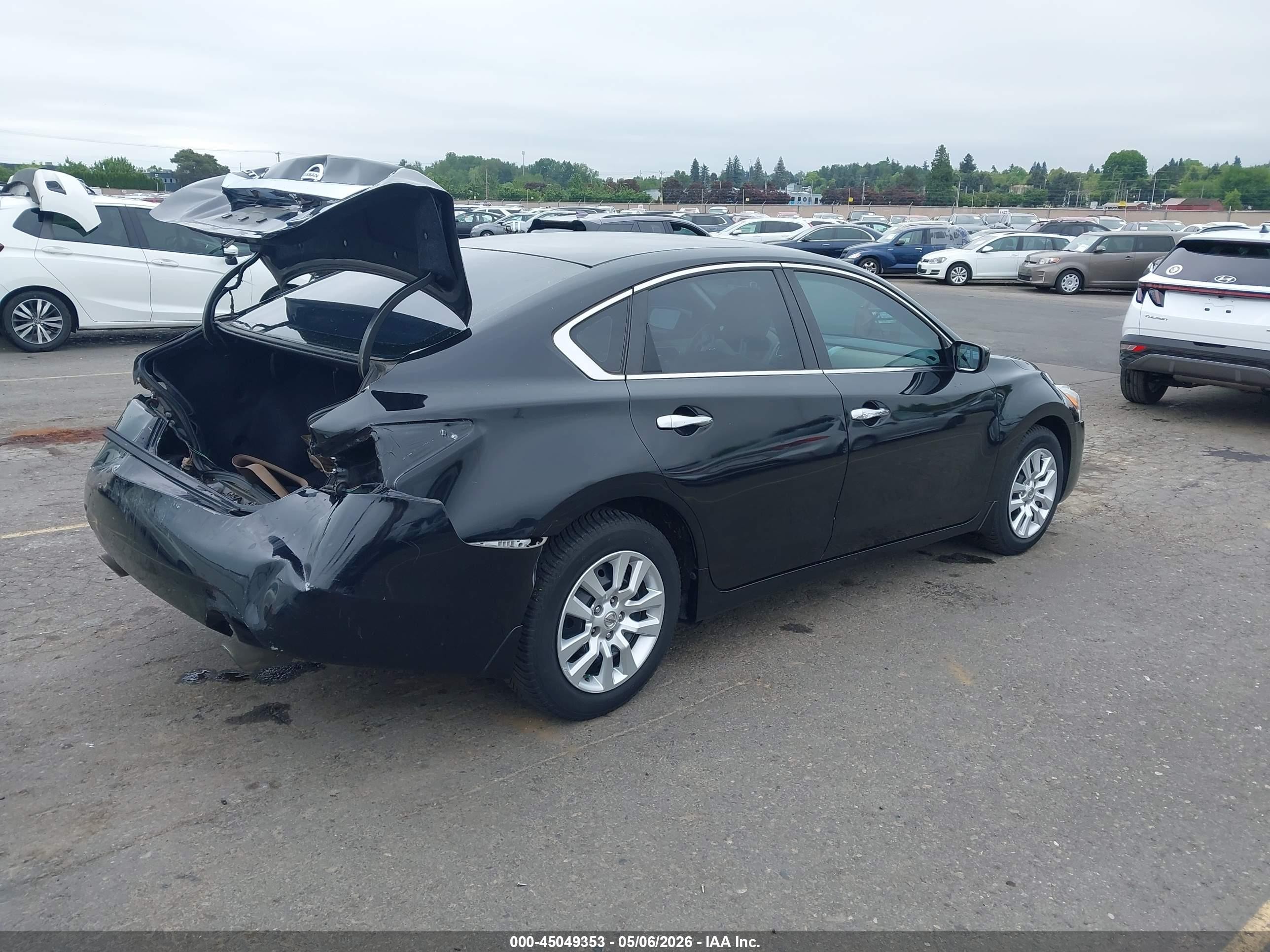 2014 Nissan Altima 2.5 S Black vin: 1N4AL3AP8EN200102