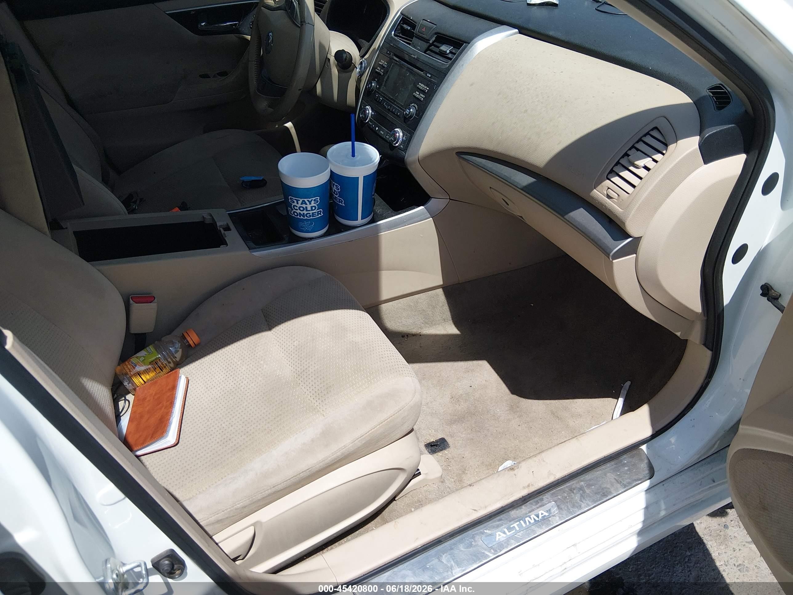 2014 Nissan Altima 2.5 Sv Белый vin: 1N4AL3AP8EN207714