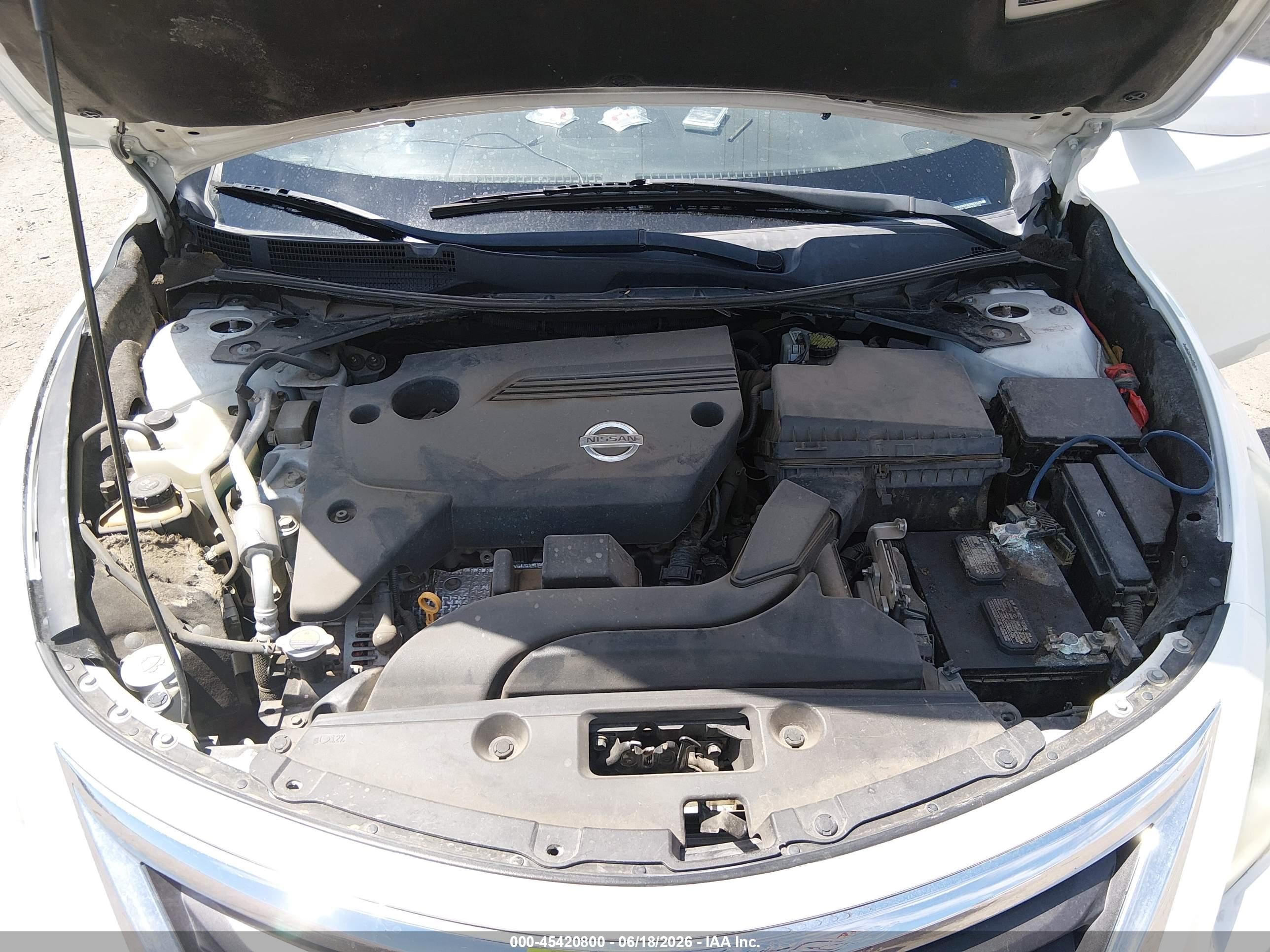 2014 Nissan Altima 2.5 Sv Белый vin: 1N4AL3AP8EN207714
