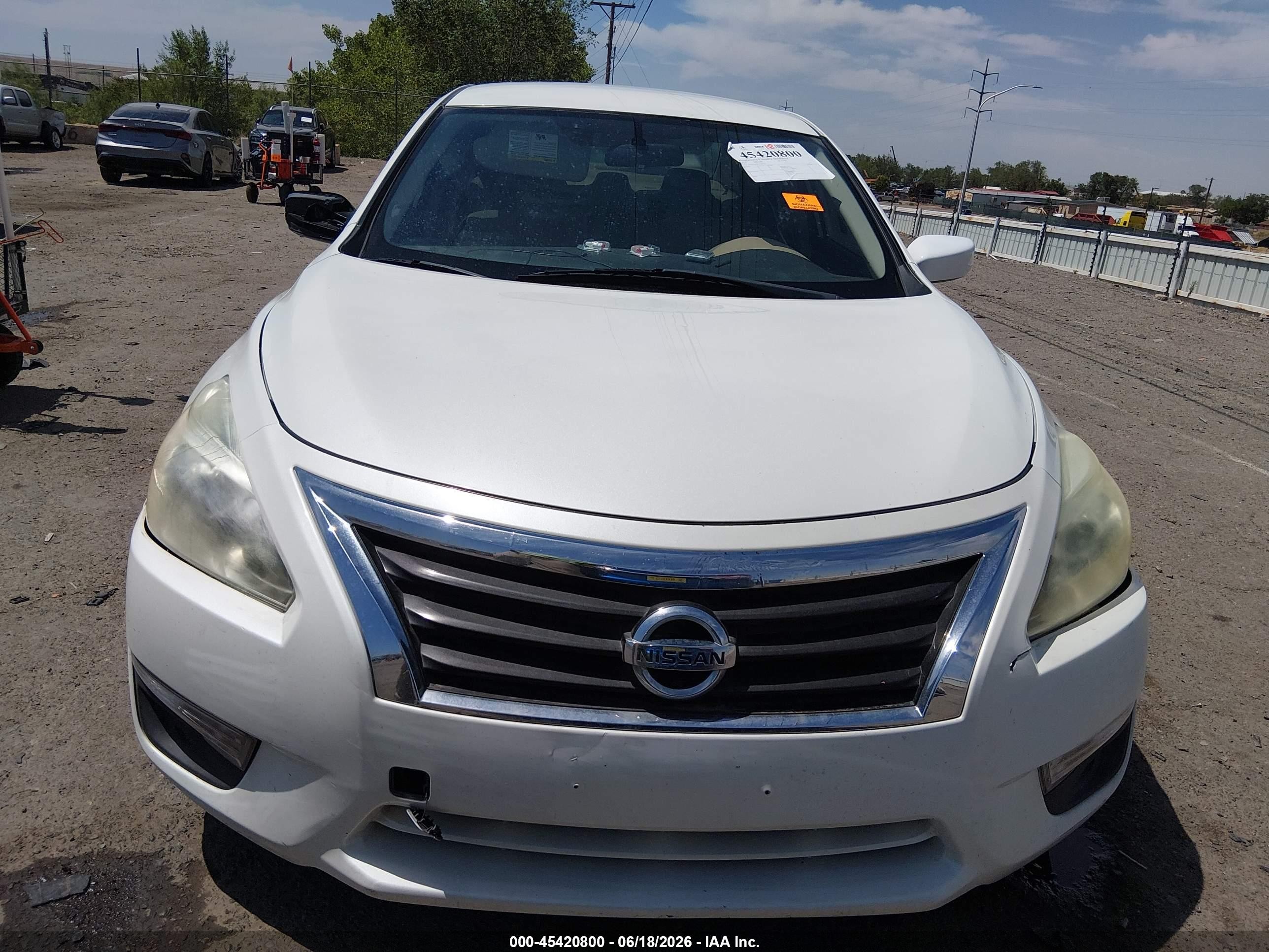 2014 Nissan Altima 2.5 Sv Белый vin: 1N4AL3AP8EN207714