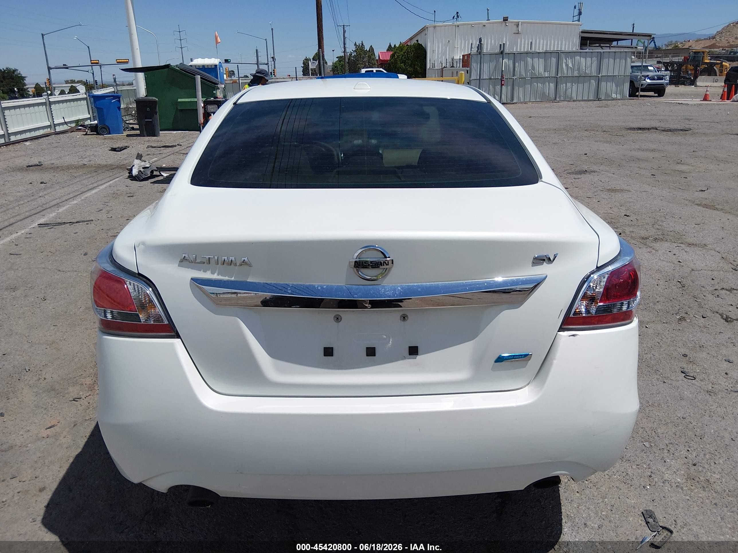 2014 Nissan Altima 2.5 Sv Белый vin: 1N4AL3AP8EN207714