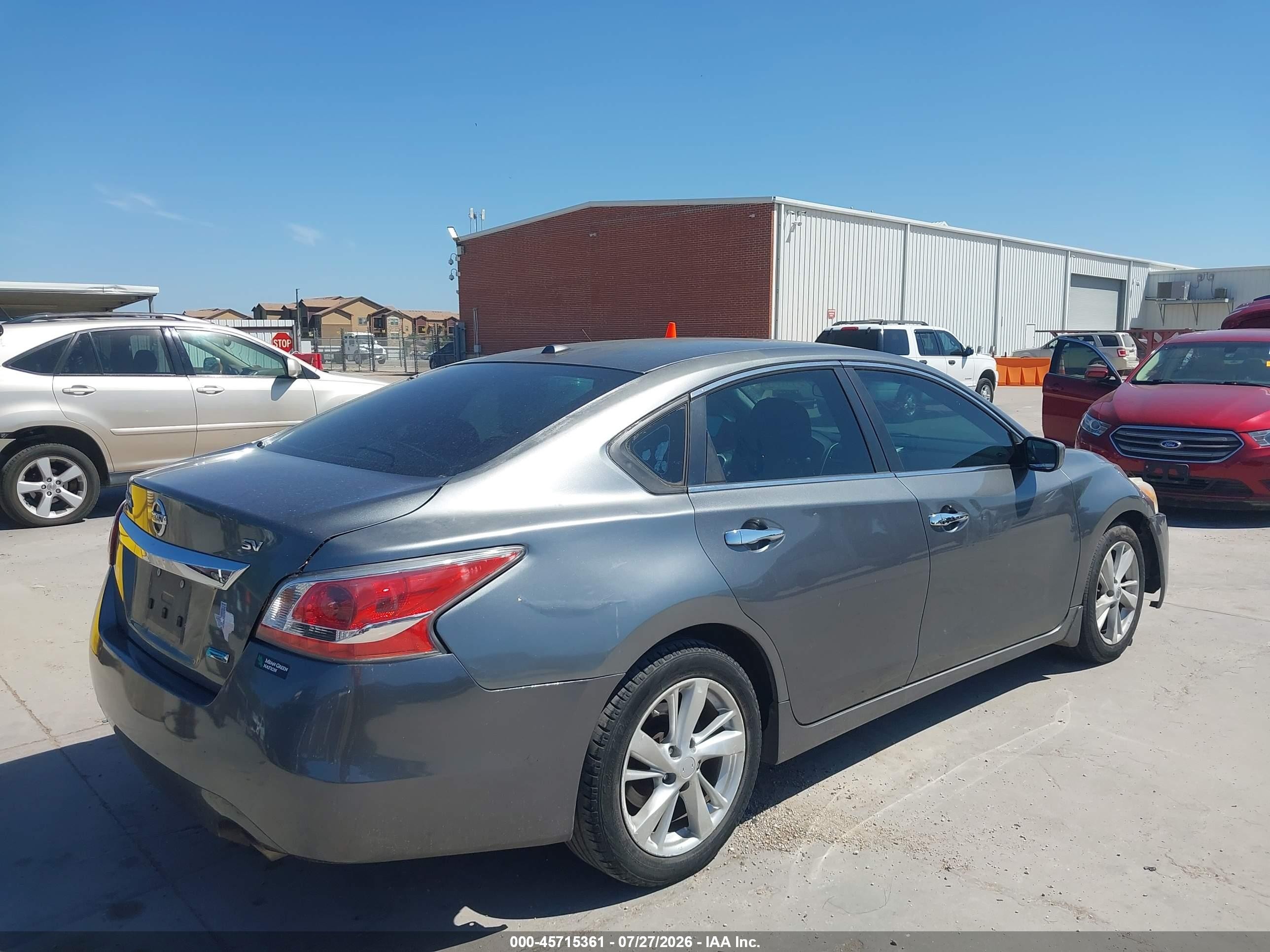 2014 Nissan Altima 2.5 Sv Gray vin: 1N4AL3AP8EN221421