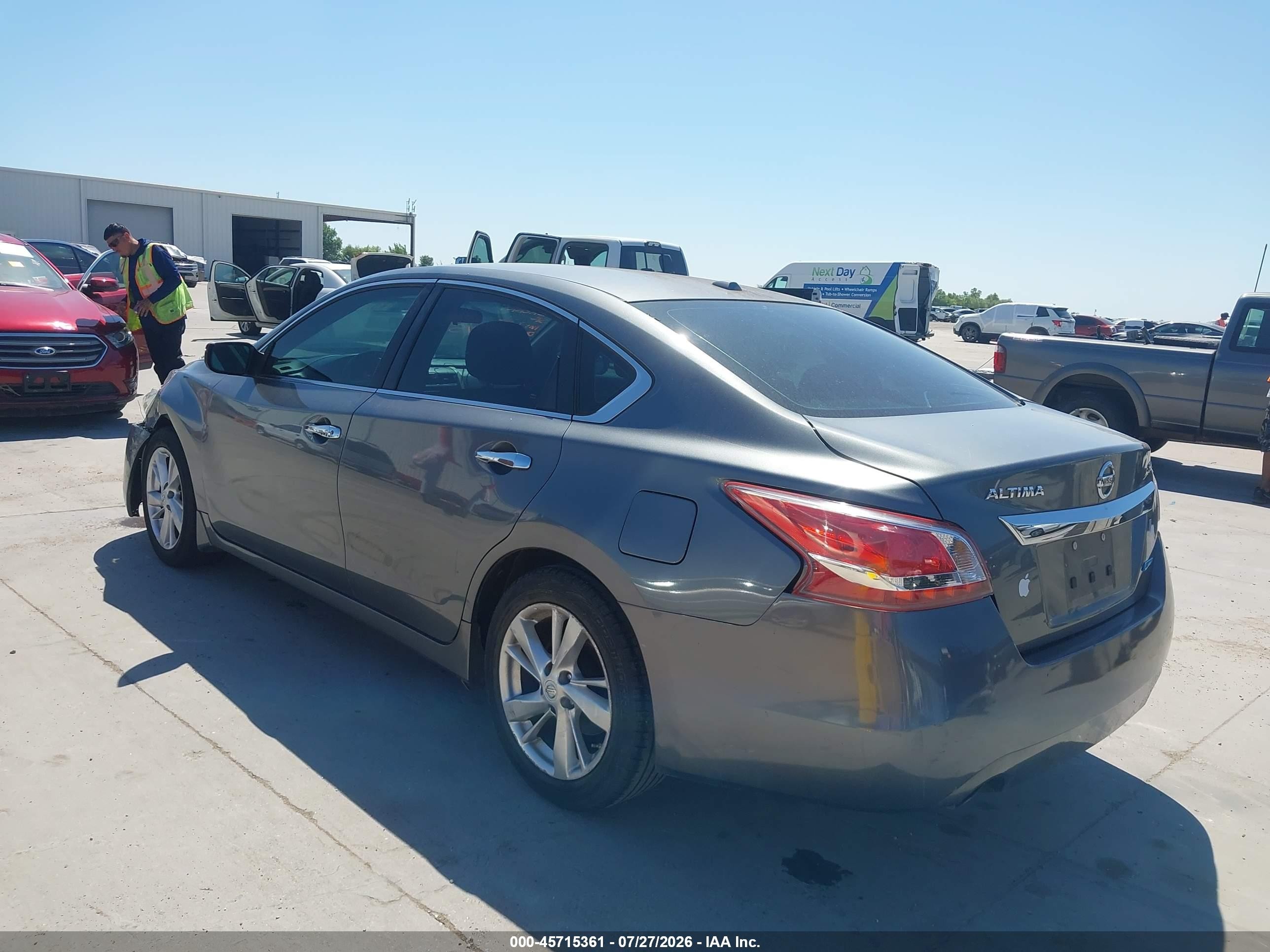 2014 Nissan Altima 2.5 Sv Gray vin: 1N4AL3AP8EN221421