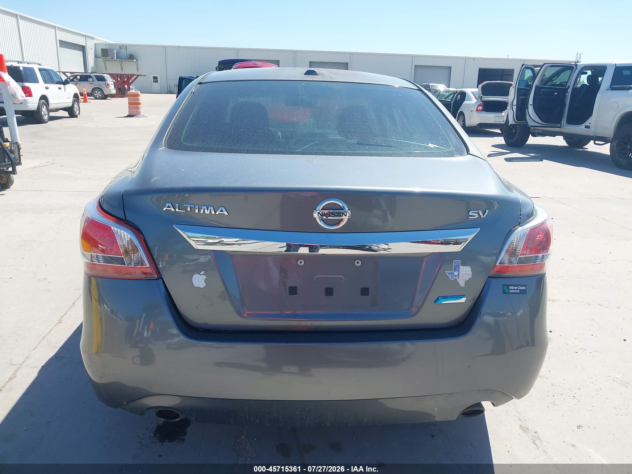 2014 Nissan Altima 2.5 Sv Gray vin: 1N4AL3AP8EN221421