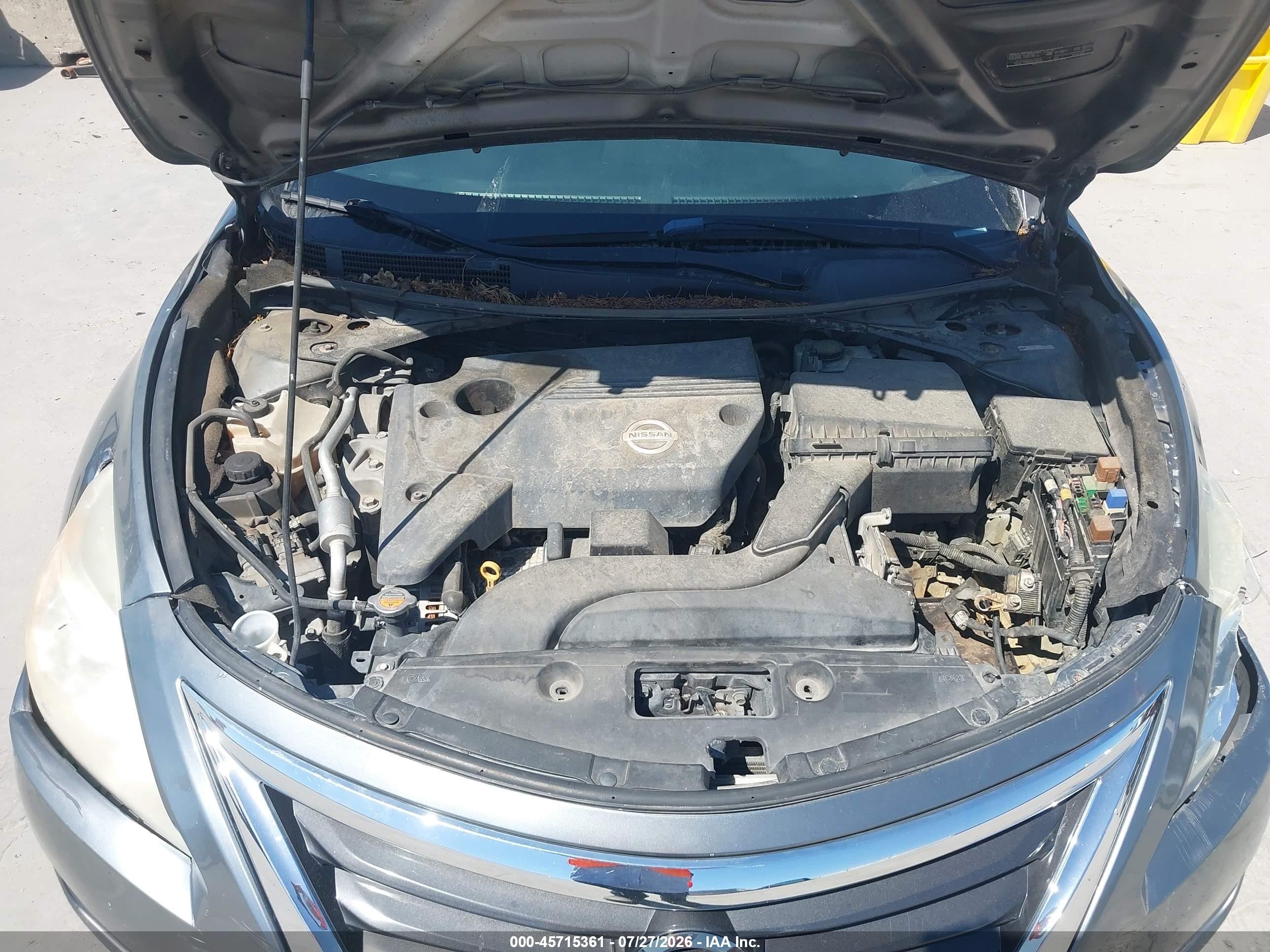 2014 Nissan Altima 2.5 Sv Gray vin: 1N4AL3AP8EN221421