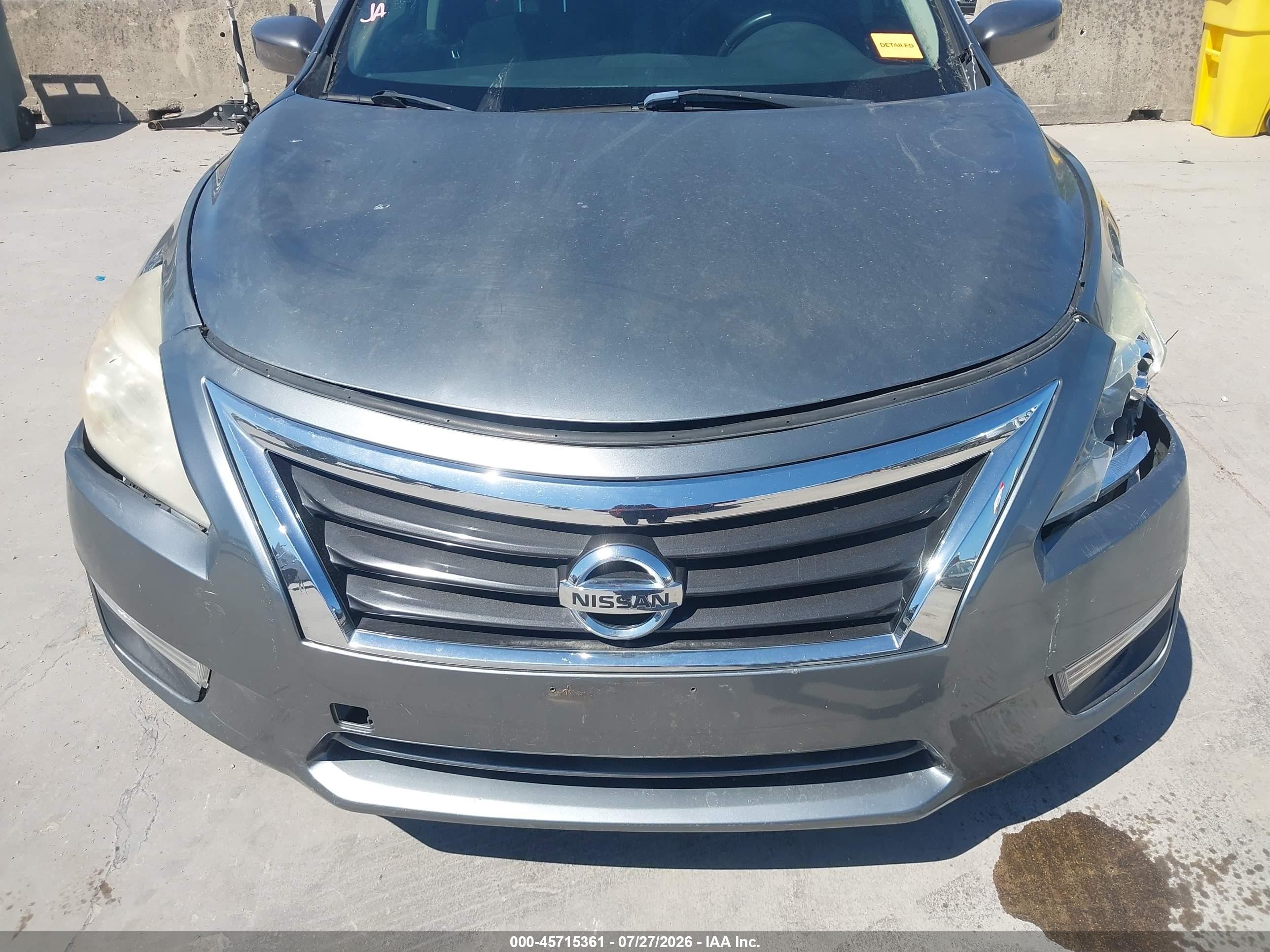 2014 Nissan Altima 2.5 Sv Gray vin: 1N4AL3AP8EN221421