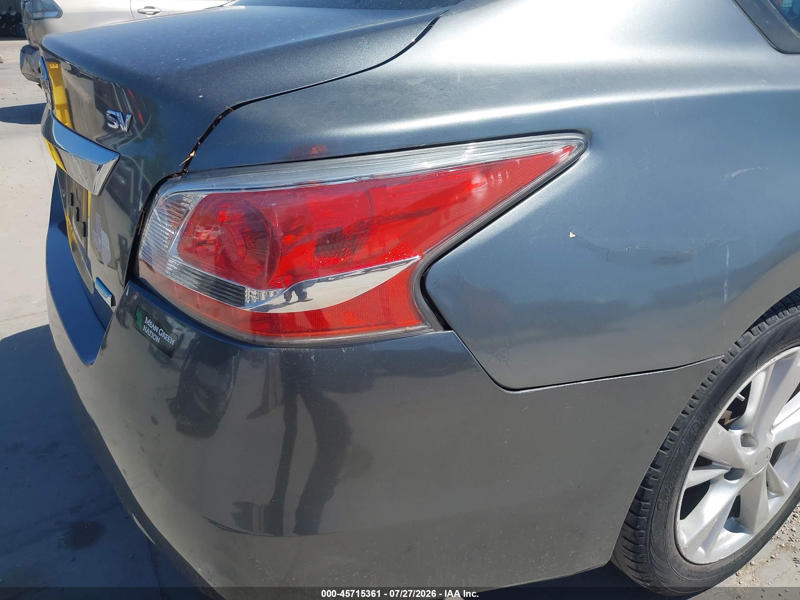 2014 Nissan Altima 2.5 Sv Gray vin: 1N4AL3AP8EN221421