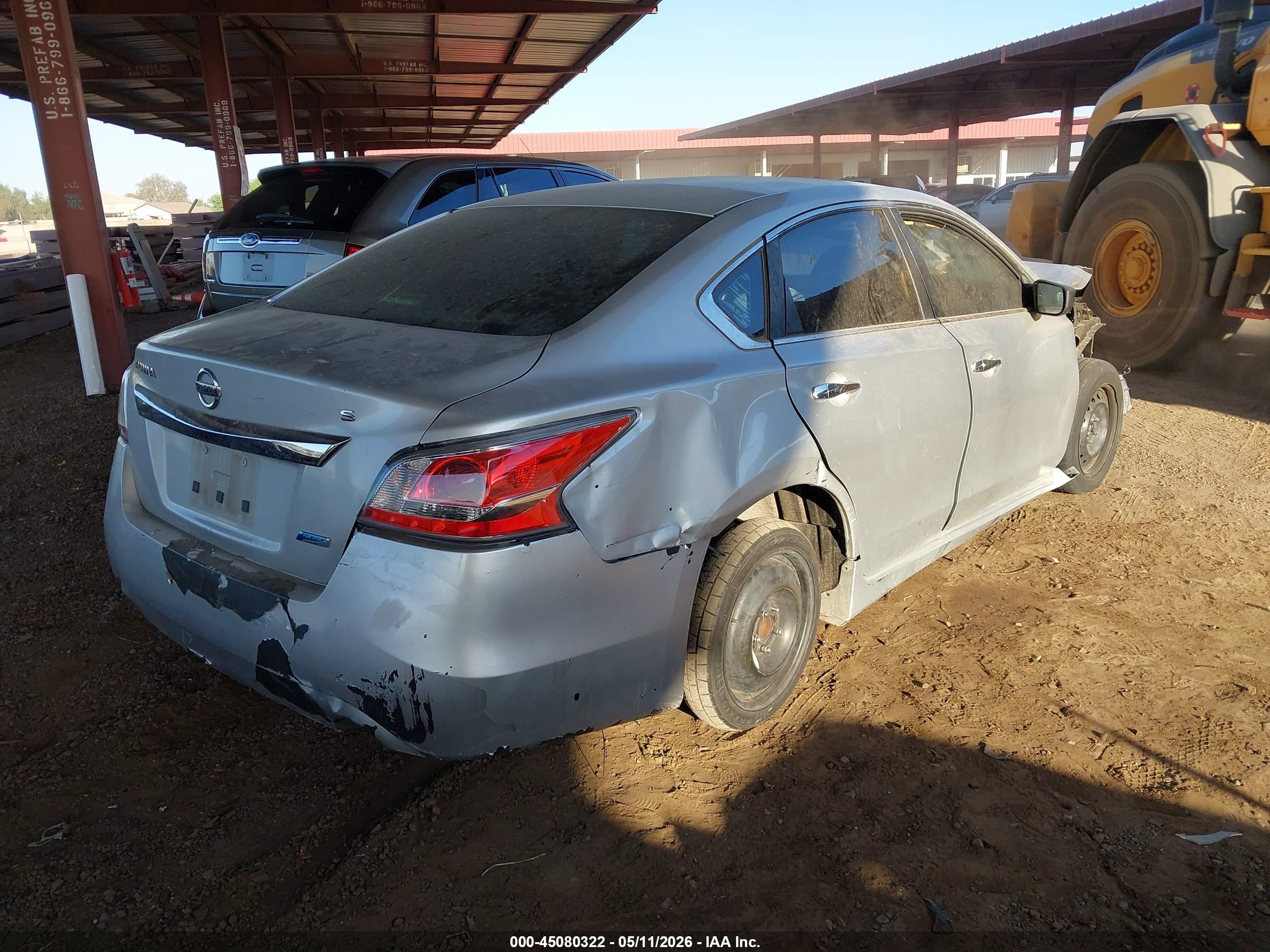 2014 Nissan Altima 2.5 S Серебряный vin: 1N4AL3AP8EN221788