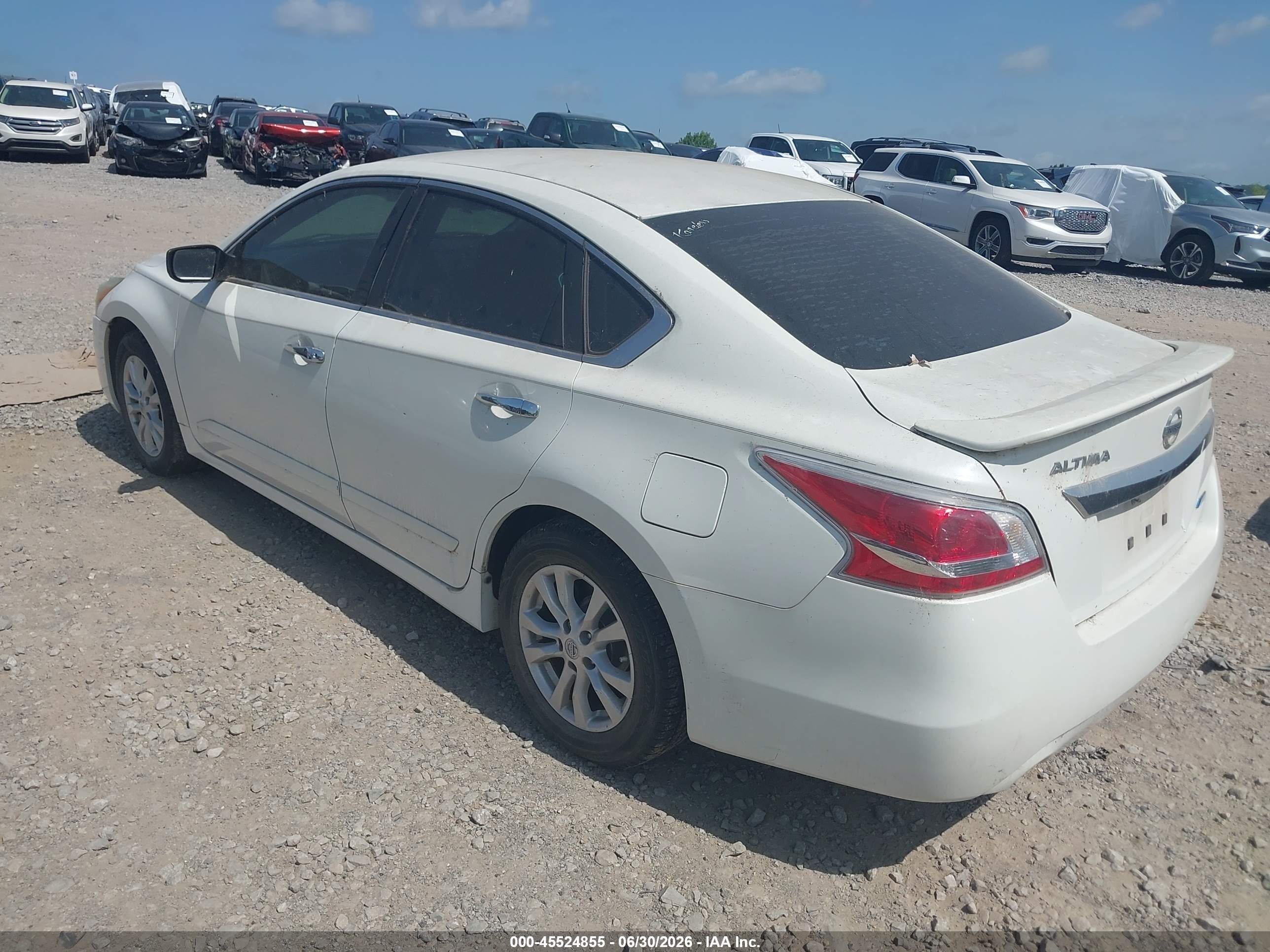 2014 Nissan Altima 2.5 S White vin: 1N4AL3AP8EN226764