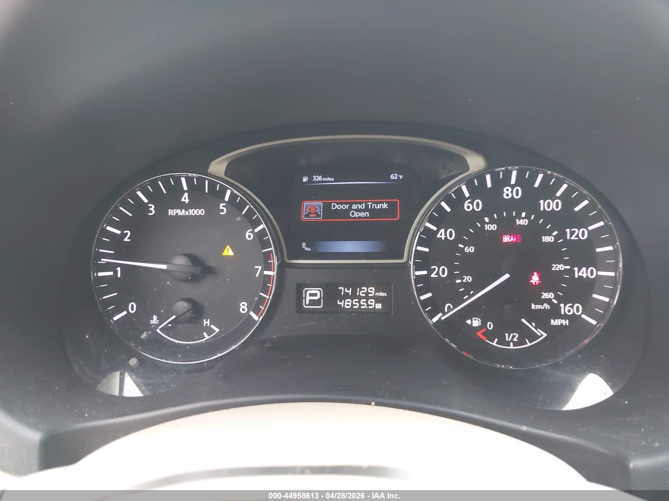 2014 Nissan Altima 2.5 Sl Серый vin: 1N4AL3AP8EN232578