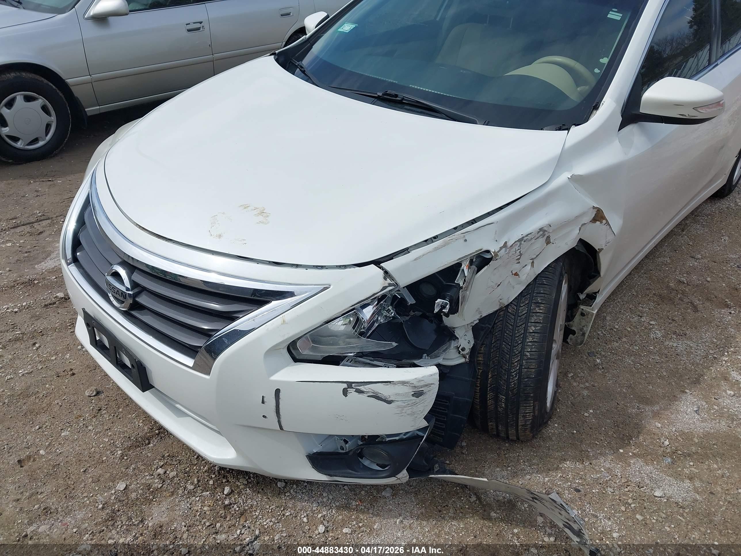 2014 Nissan Altima 2.5 Sl White vin: 1N4AL3AP8EN241510