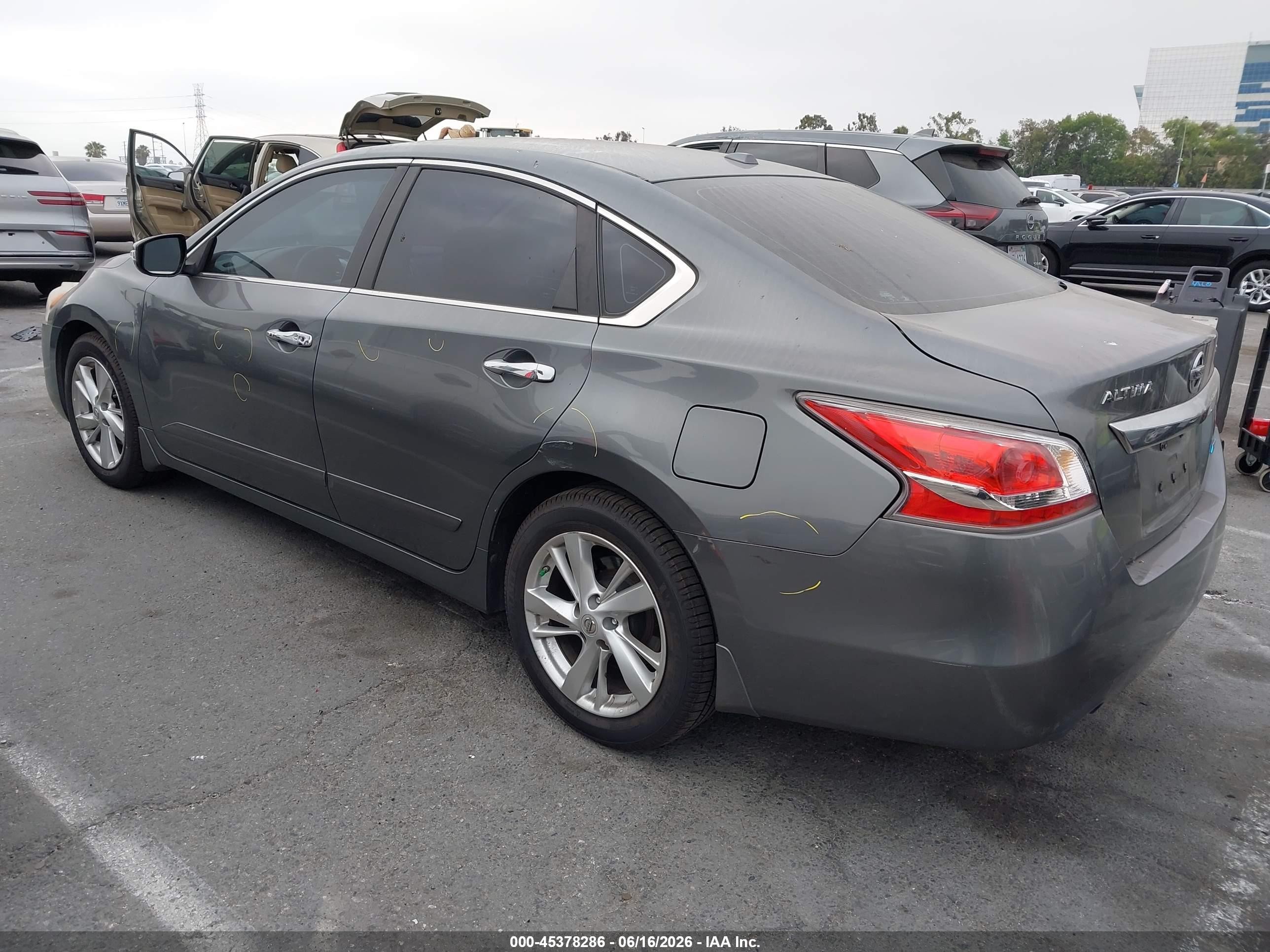 2014 Nissan Altima 2.5 Sv Gray vin: 1N4AL3AP8EN250420