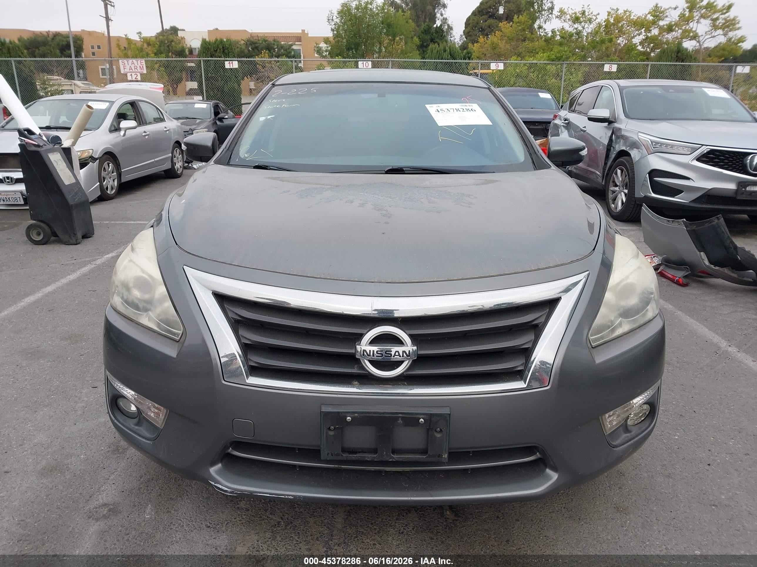 2014 Nissan Altima 2.5 Sv Gray vin: 1N4AL3AP8EN250420