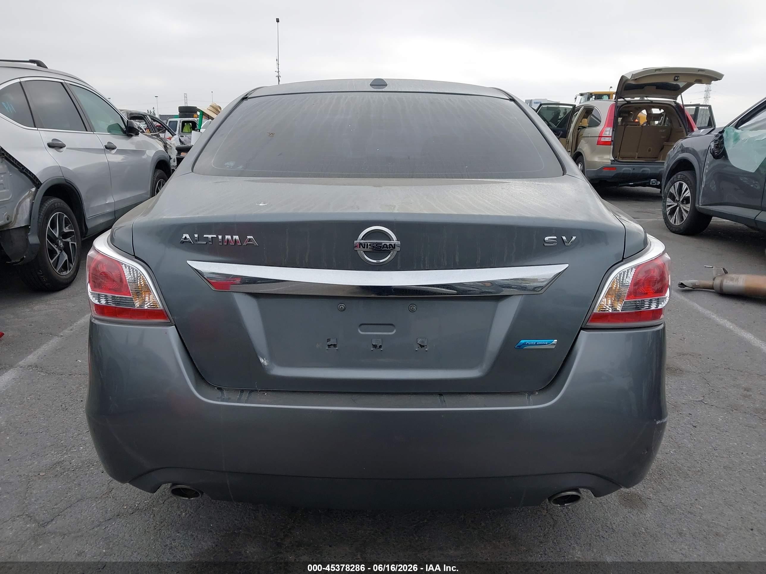 2014 Nissan Altima 2.5 Sv Gray vin: 1N4AL3AP8EN250420