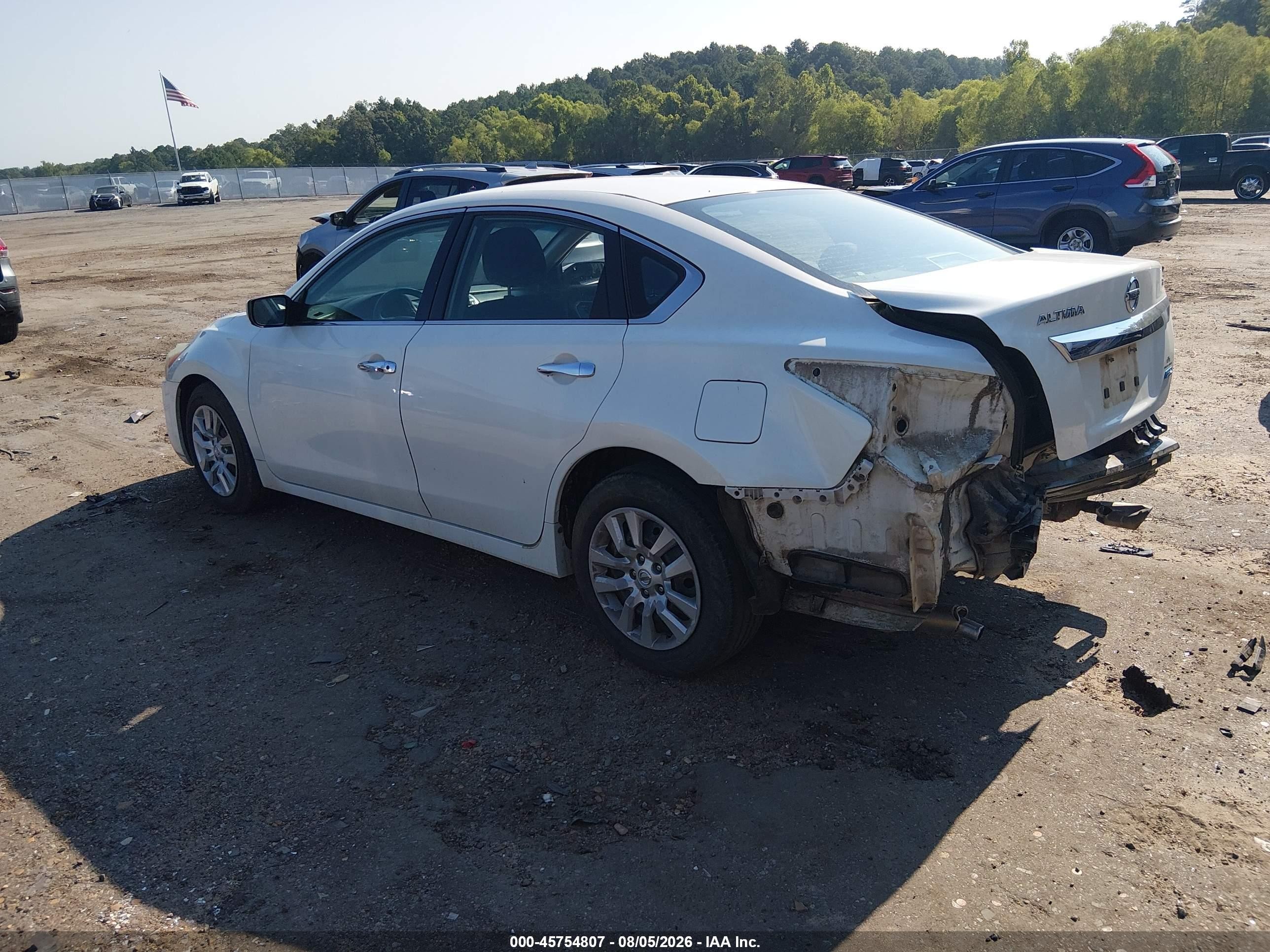2014 Nissan Altima 2.5/2.5 S/2.5 Sl/2.5 Sv White vin: 1N4AL3AP8EN337525