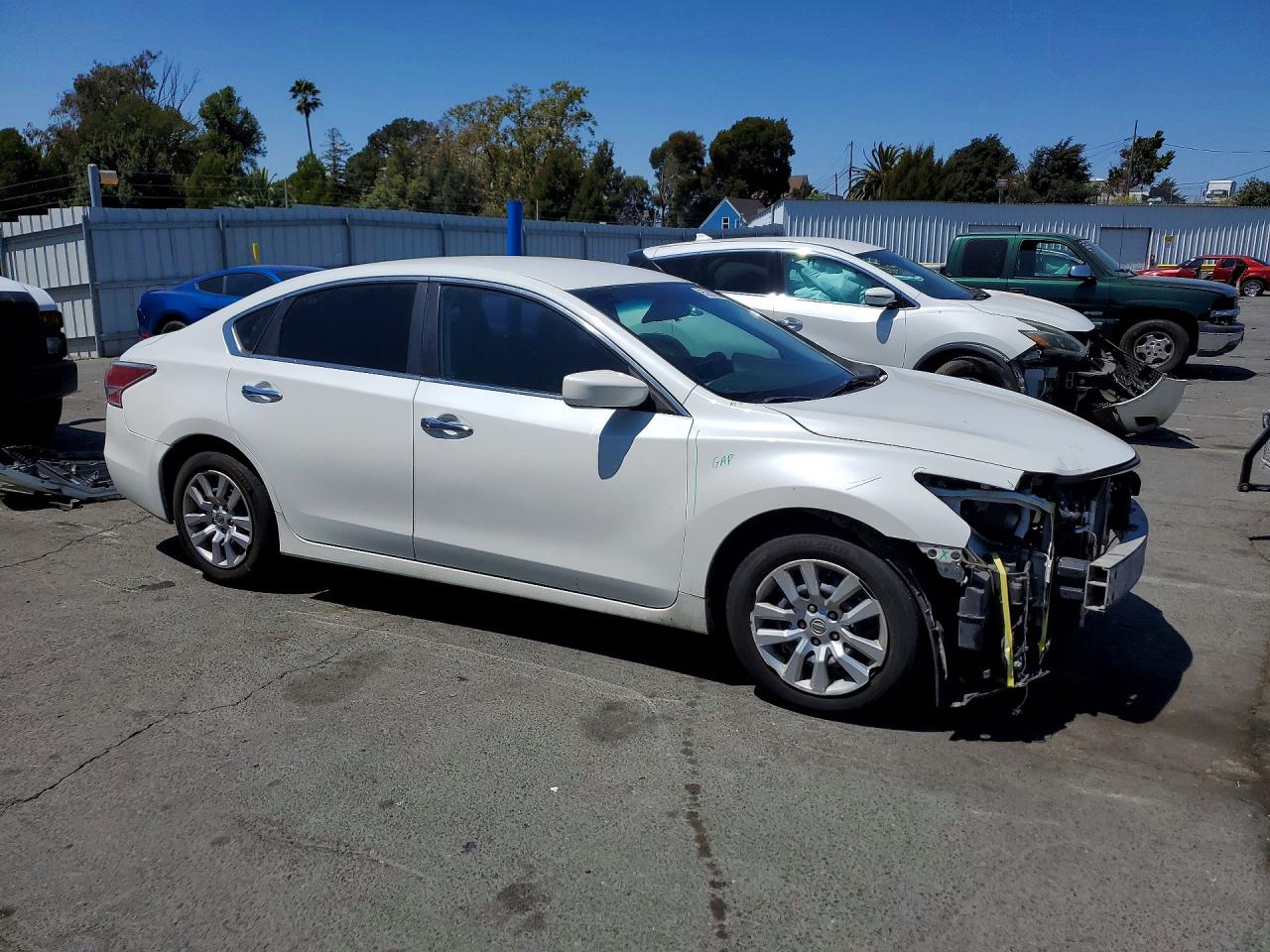 2014 Nissan Altima 2.5 S Белый vin: 1N4AL3AP8EN344510