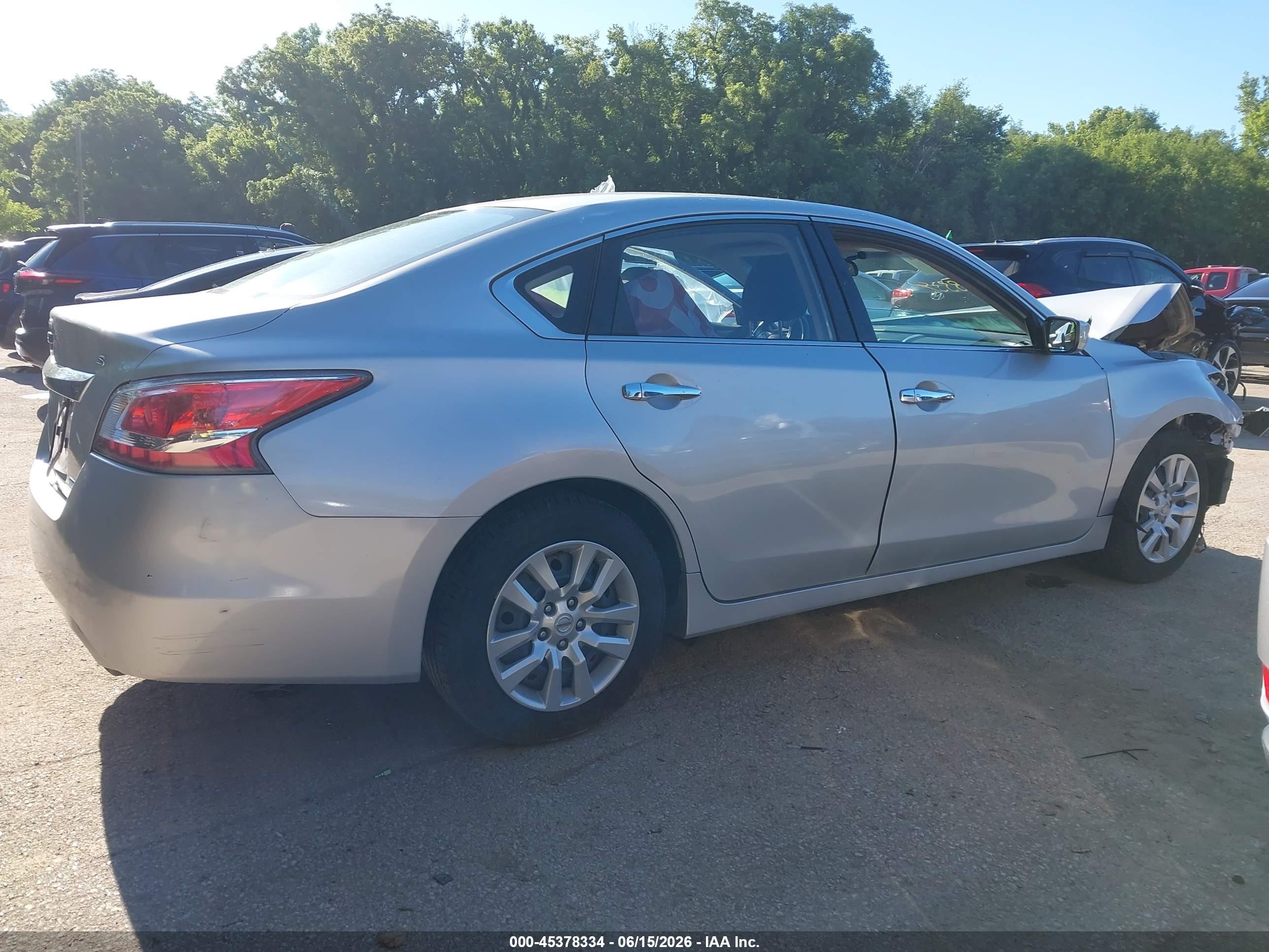 2014 Nissan Altima 2.5/2.5 S/2.5 Sl/2.5 Sv Silver vin: 1N4AL3AP8EN352400