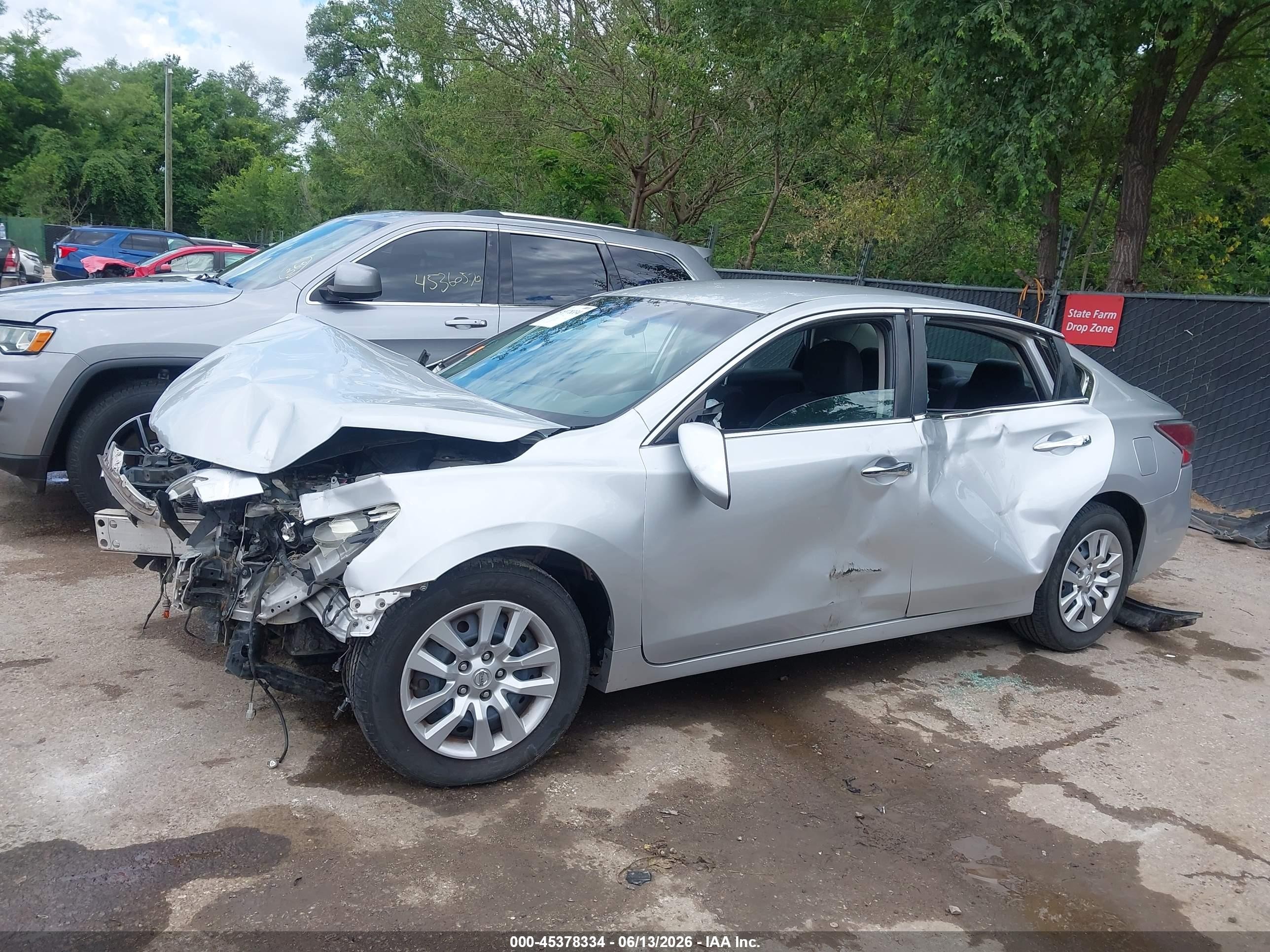 2014 Nissan Altima 2.5/2.5 S/2.5 Sl/2.5 Sv Silver vin: 1N4AL3AP8EN352400