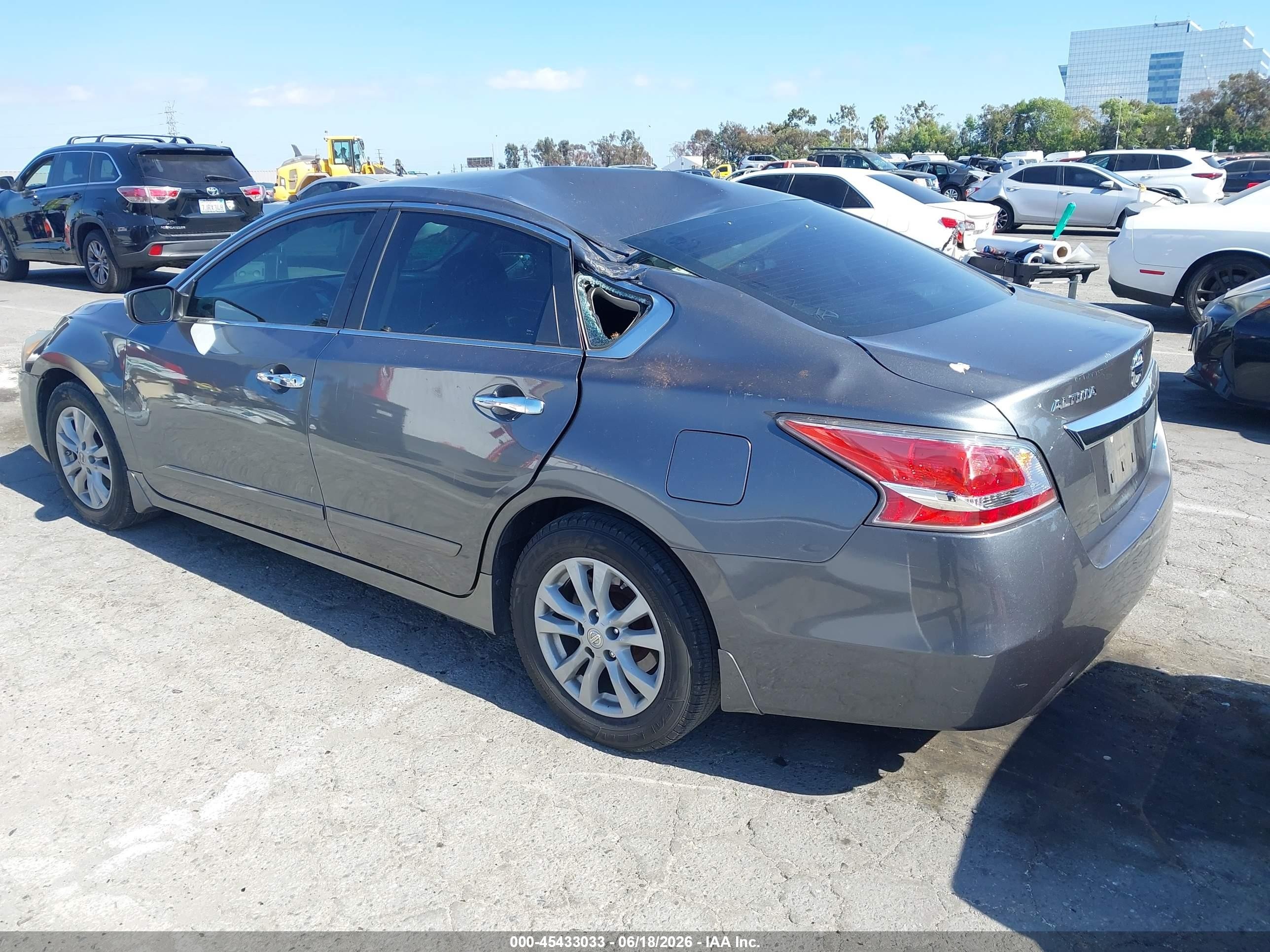 2014 Nissan Altima 2.5 S Gray vin: 1N4AL3AP8EN356298